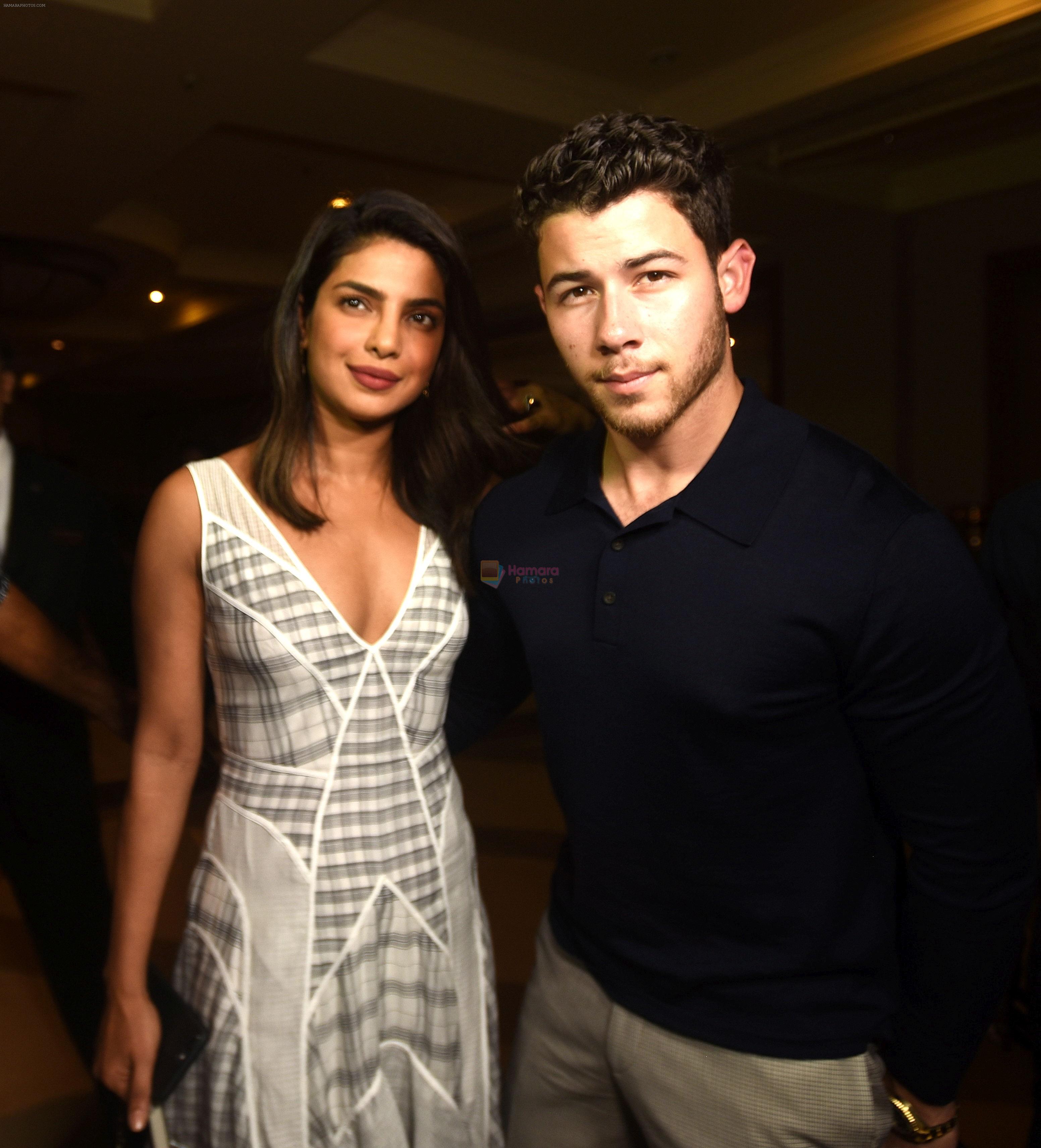 Priyanka Chopra & Nick Jonas at jw marriott juhu on 17th Aug 2018
