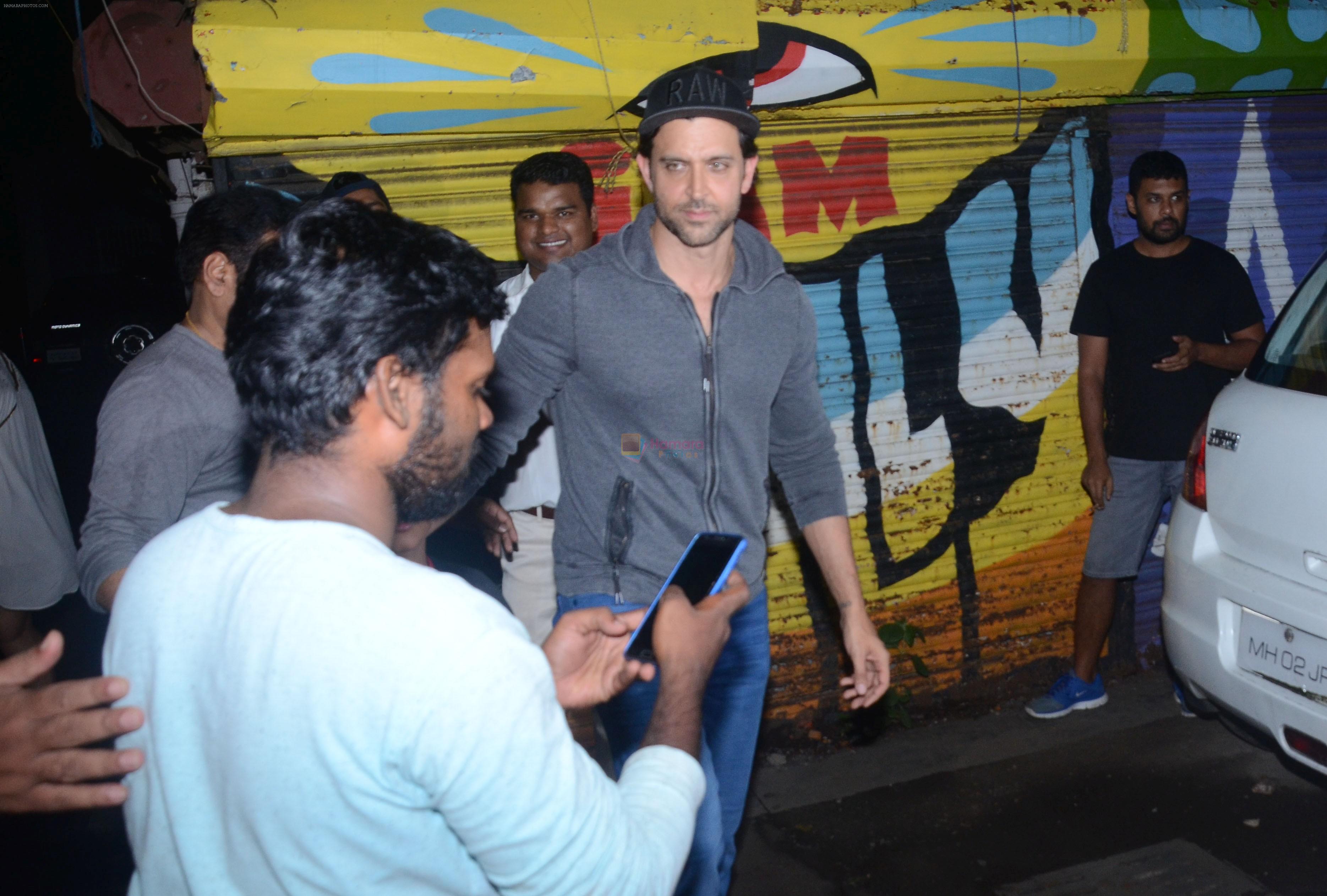 Hrithik Roshan spotted at bandra on 23rd Aug 2018