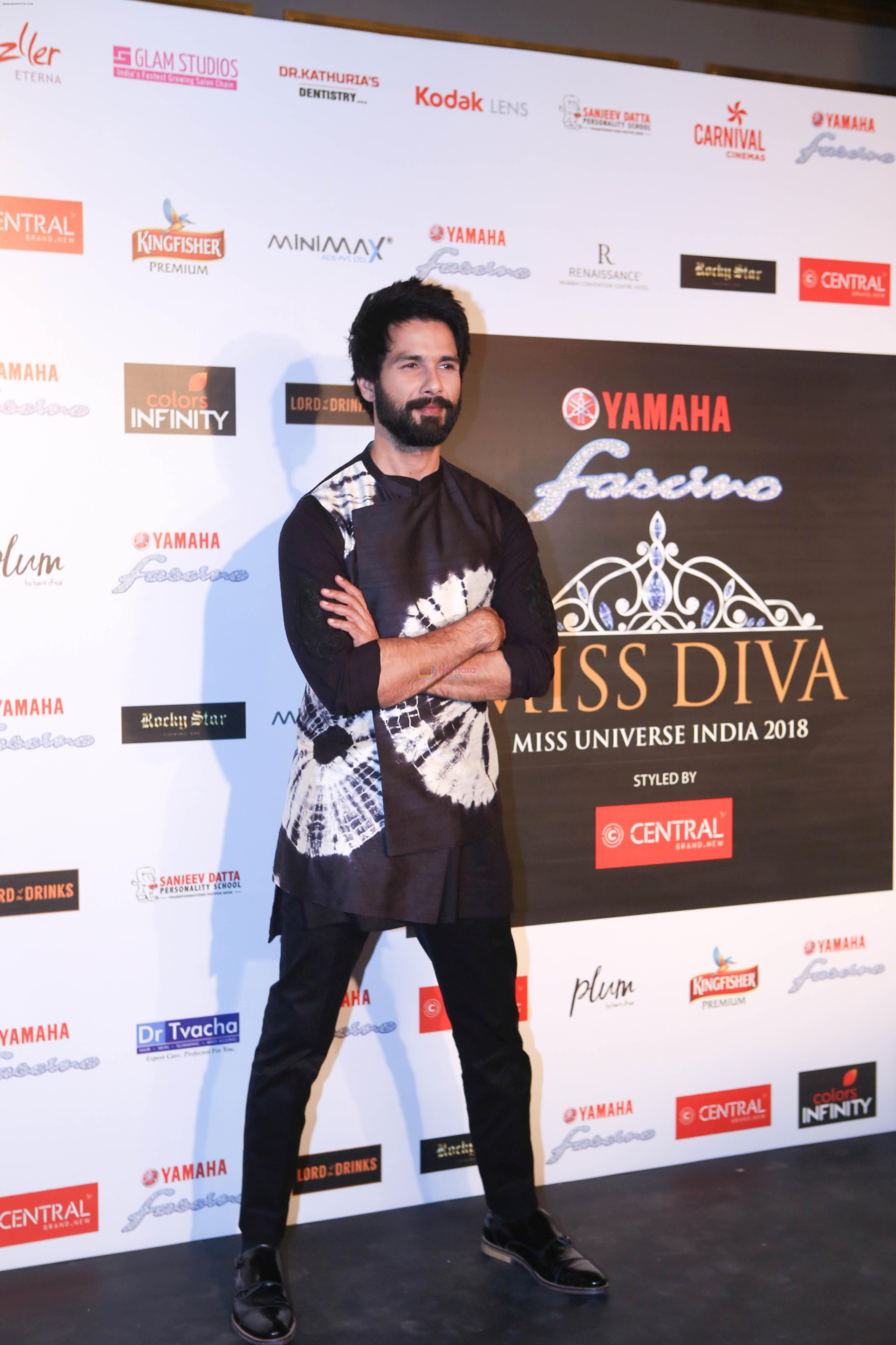 Shahid Kapoor at Miss Diva 2018 subcontest at Lord of Drinks in lower parel on 24th Aug 2018