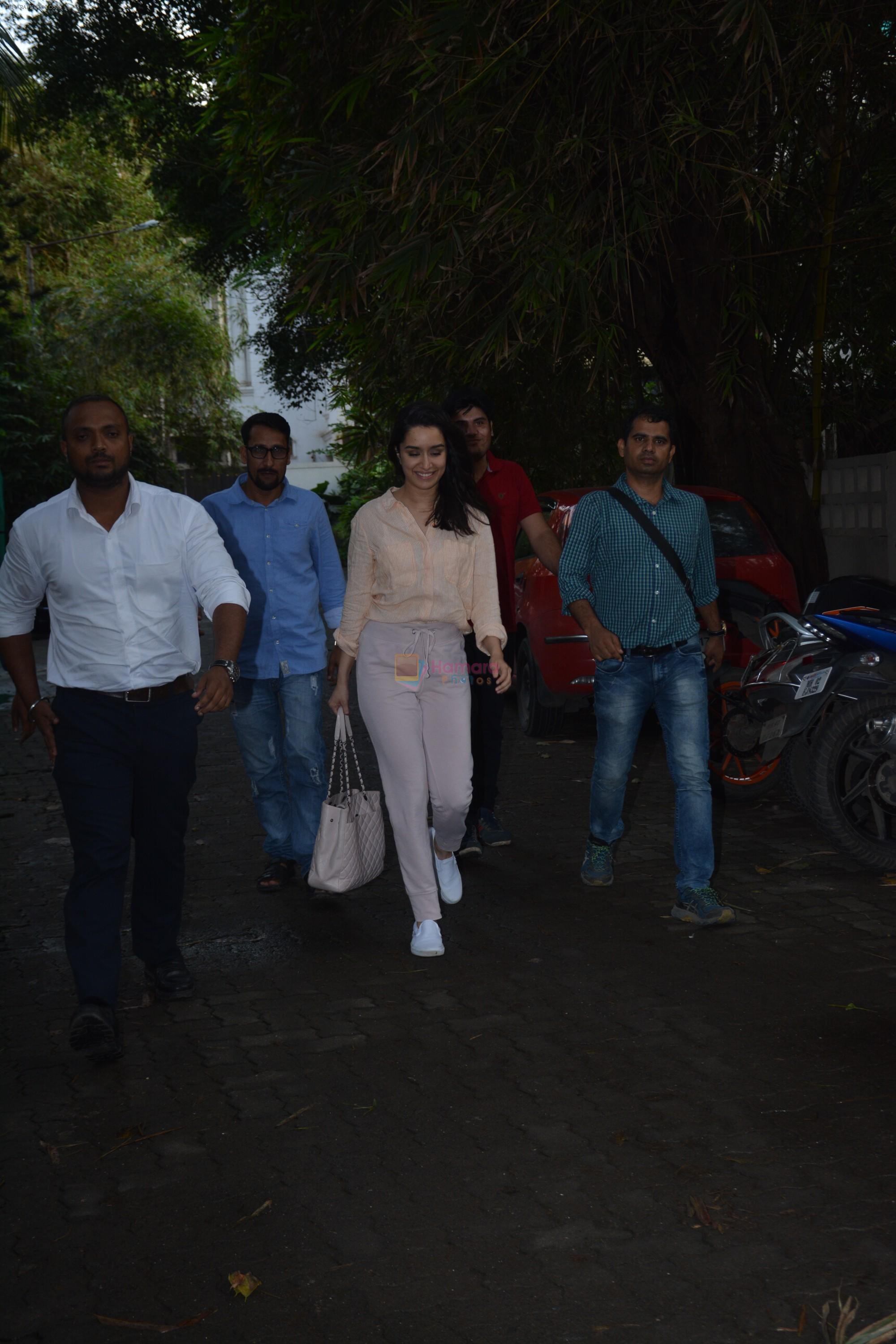 Shraddha Kapoor spotted at sunny super sound juhu on 25th Aug 2018