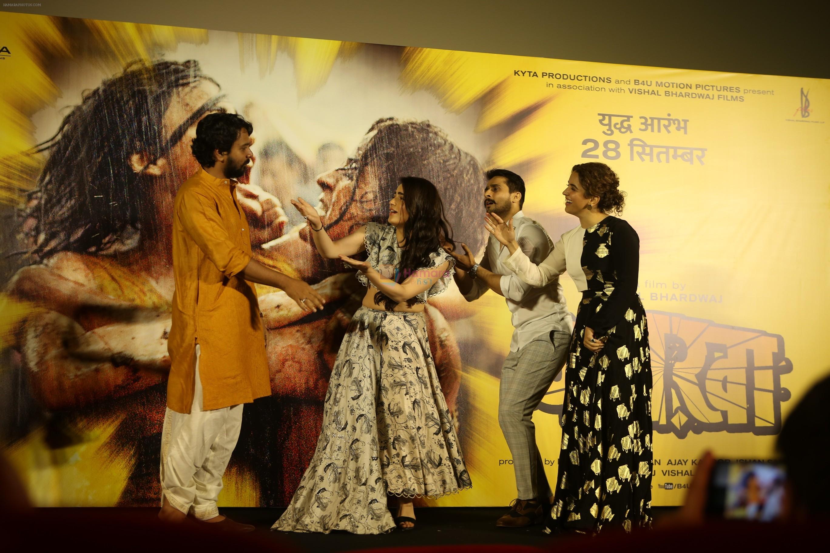 Radhika Madan, Sanya Malhotra at the Song Launch Of Film Pataakha on 28th AUg 2018