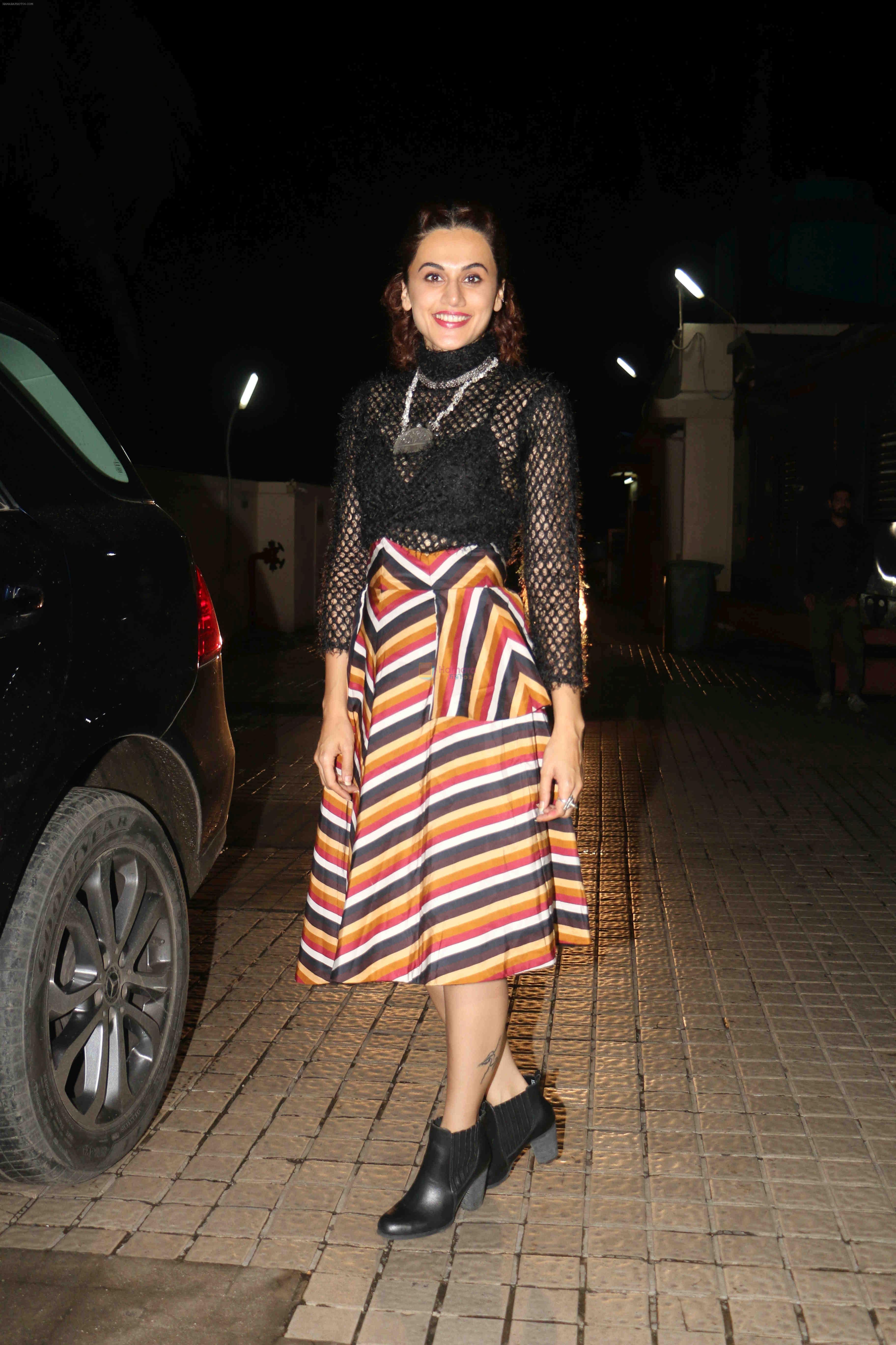 Taapsee Pannu at the Screening of film Stree in pvr juhu on 30th Aug 2018