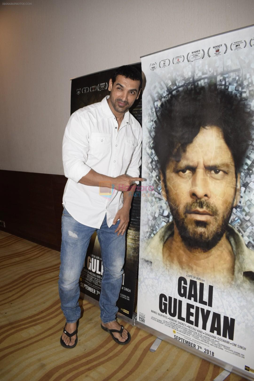 John Abraham at the Screening of film Gali Guleiyan at the View in Andheri on 4th Sept 2018