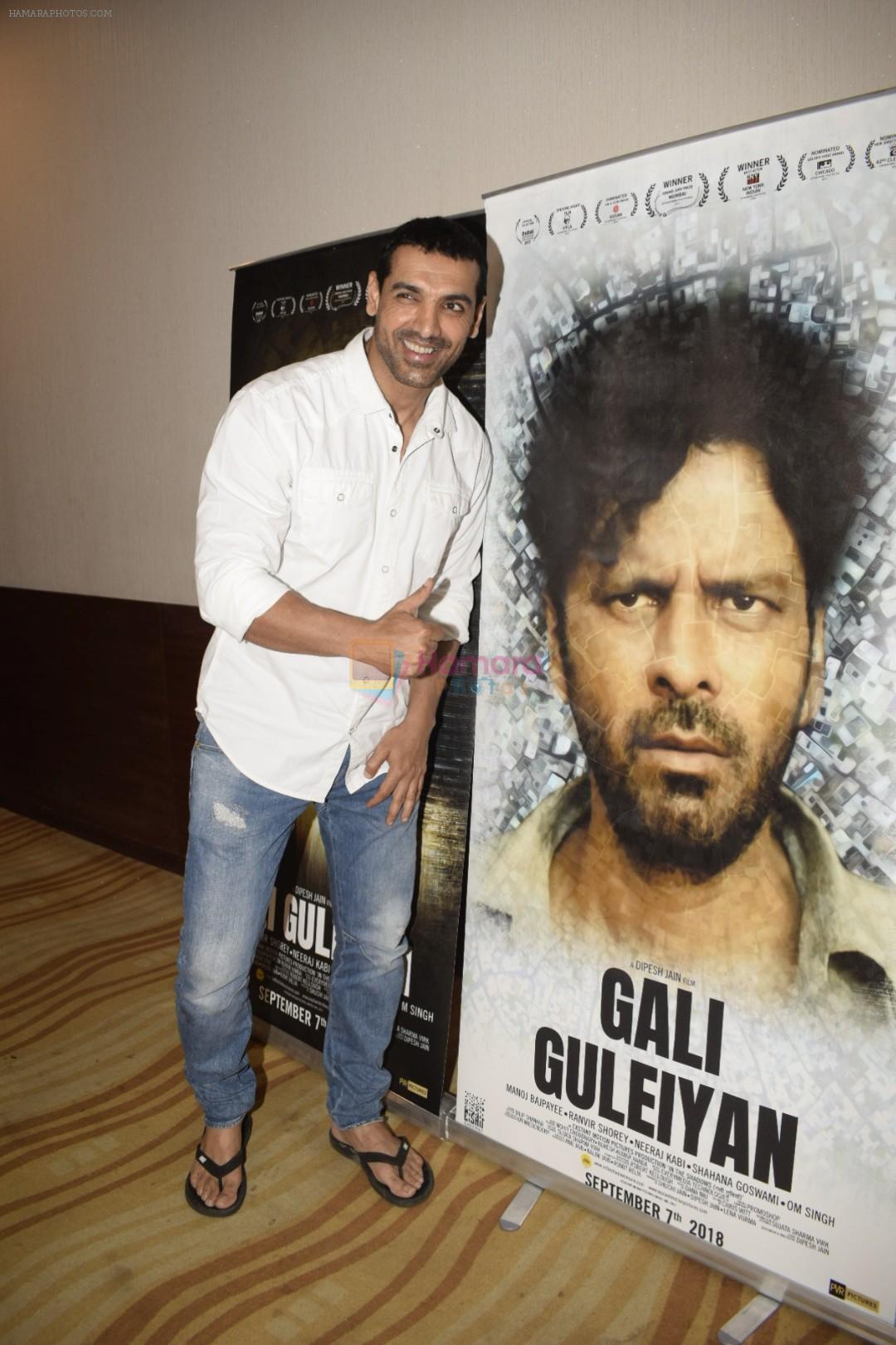 John Abraham at the Screening of film Gali Guleiyan at the View in Andheri on 4th Sept 2018