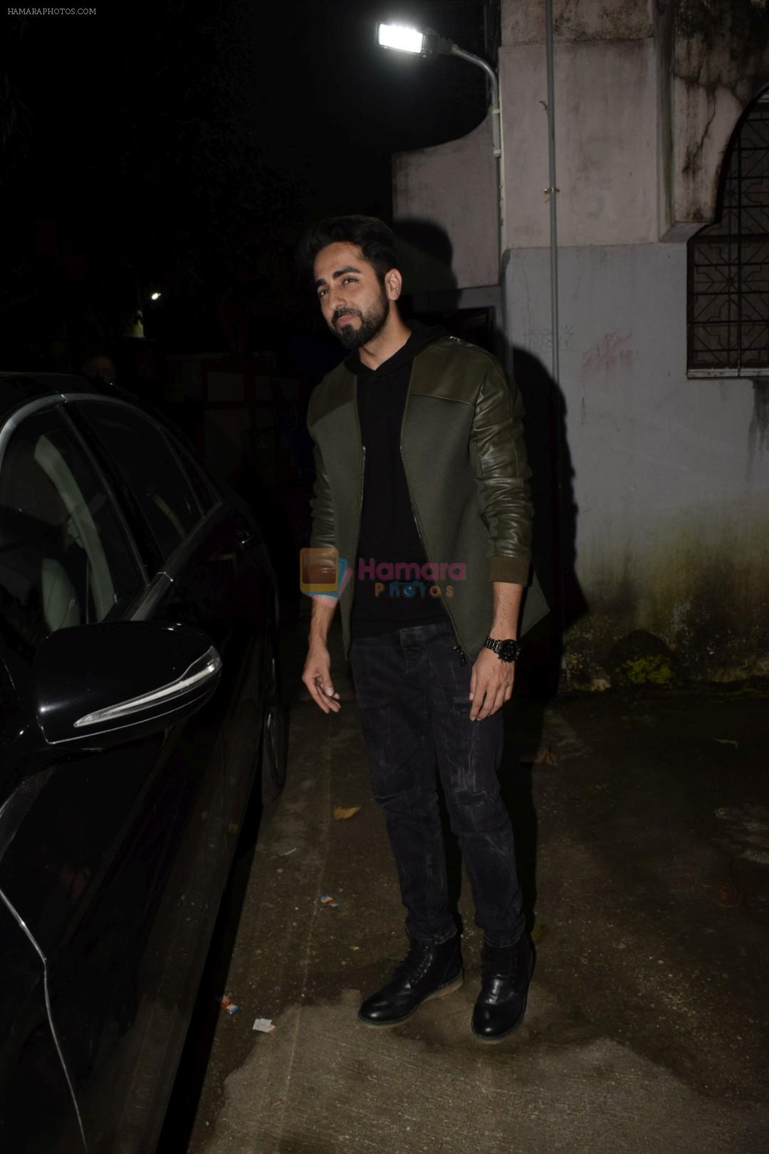 Ayushman khurana spotted at his office in juhu on 10th Sept 2018