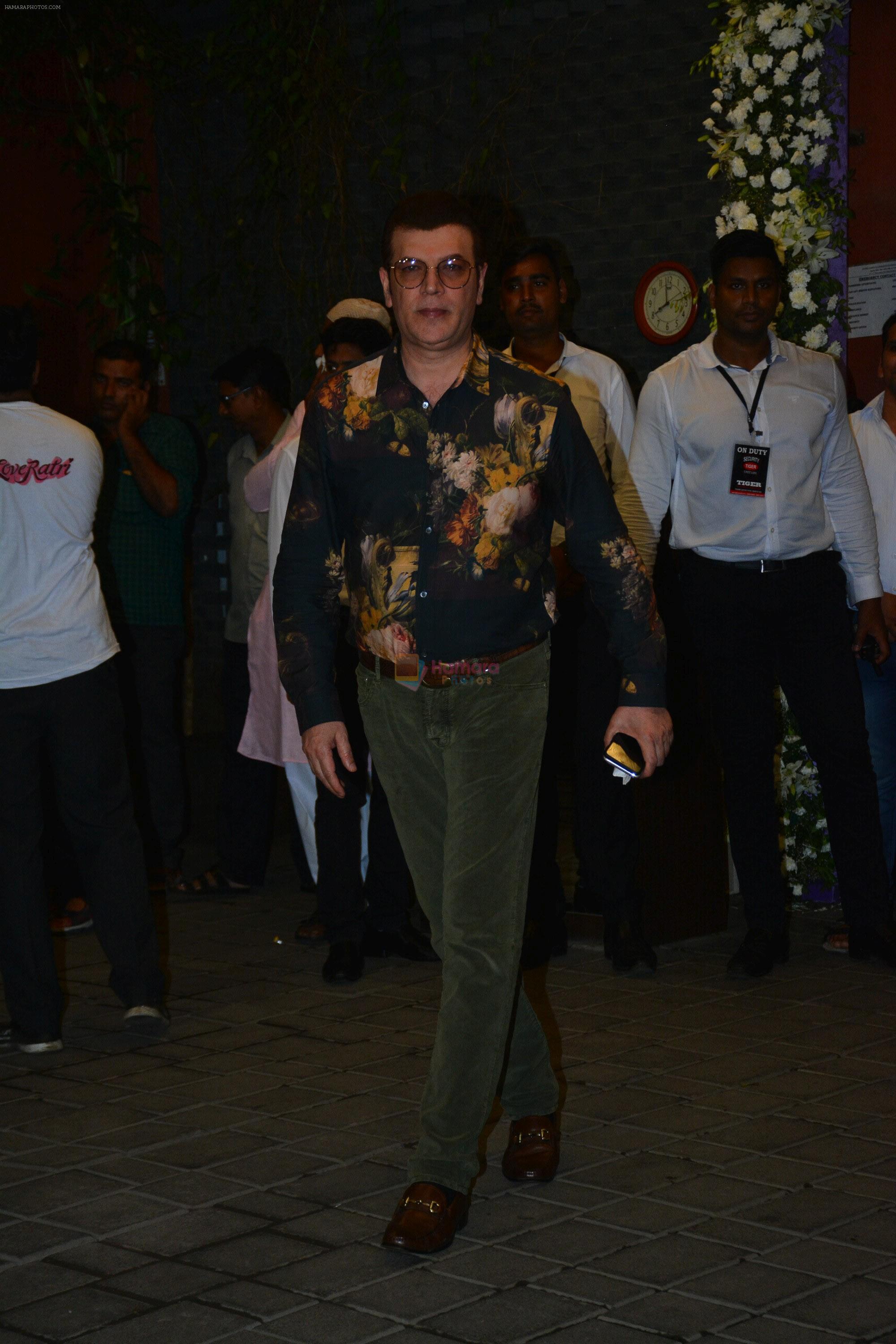 Aditya Pancholi at Arpita Khan's Ganpati Immersion at bandra on 14th Sept 2018