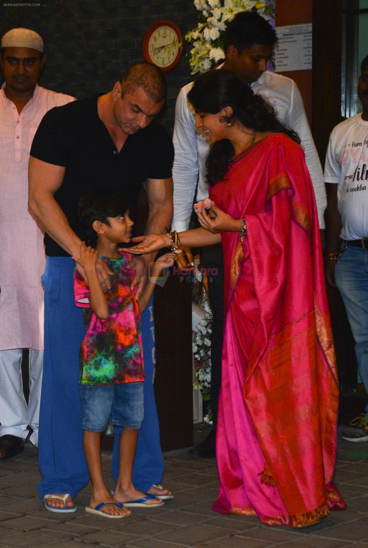 Sohail Khan at Arpita Khan's Ganpati Immersion at bandra on 14th Sept 2018