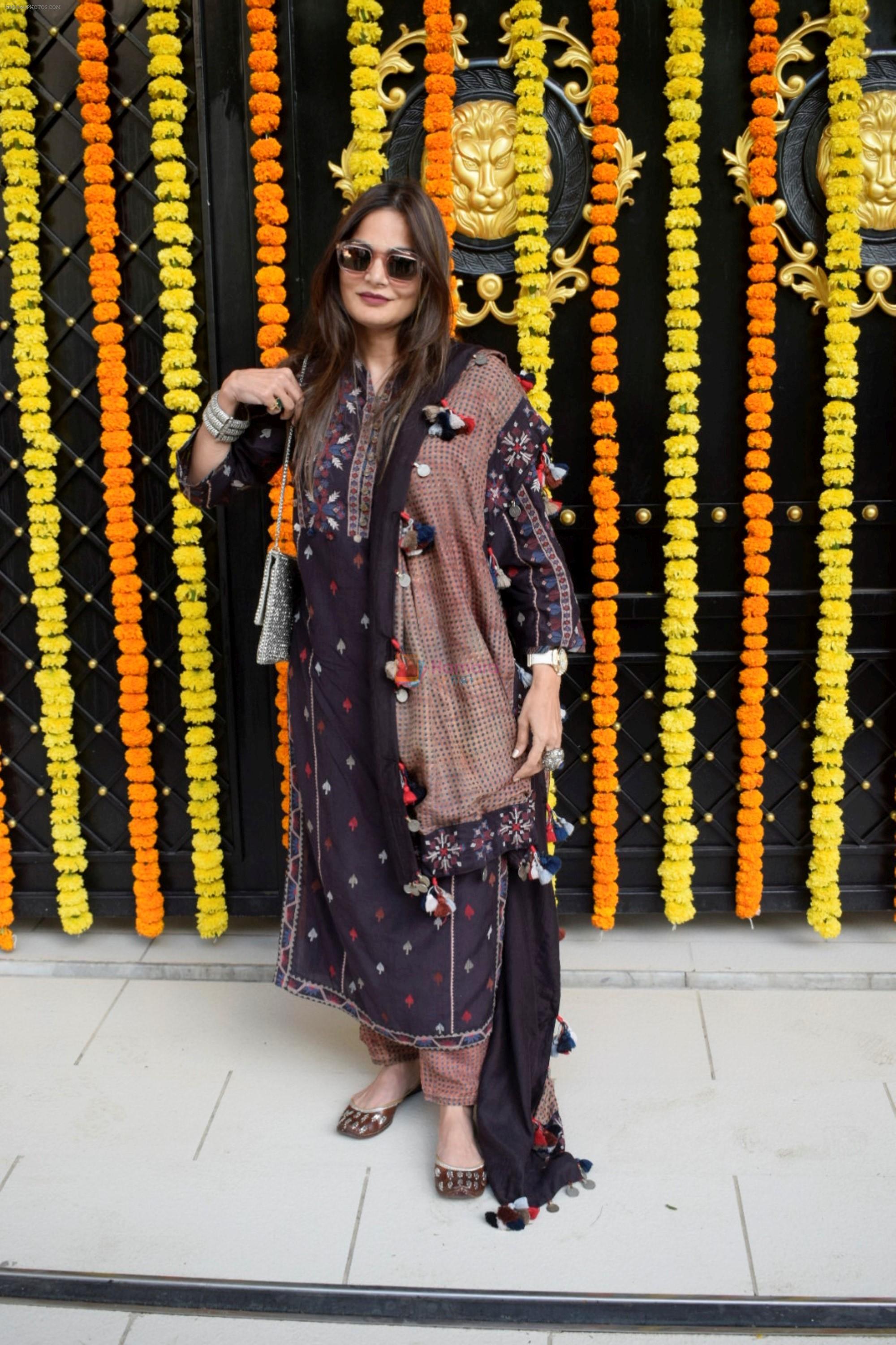 Alvira Khan at Ekta Kapoor's house for Ganpati celebration on 16th Sept 2018