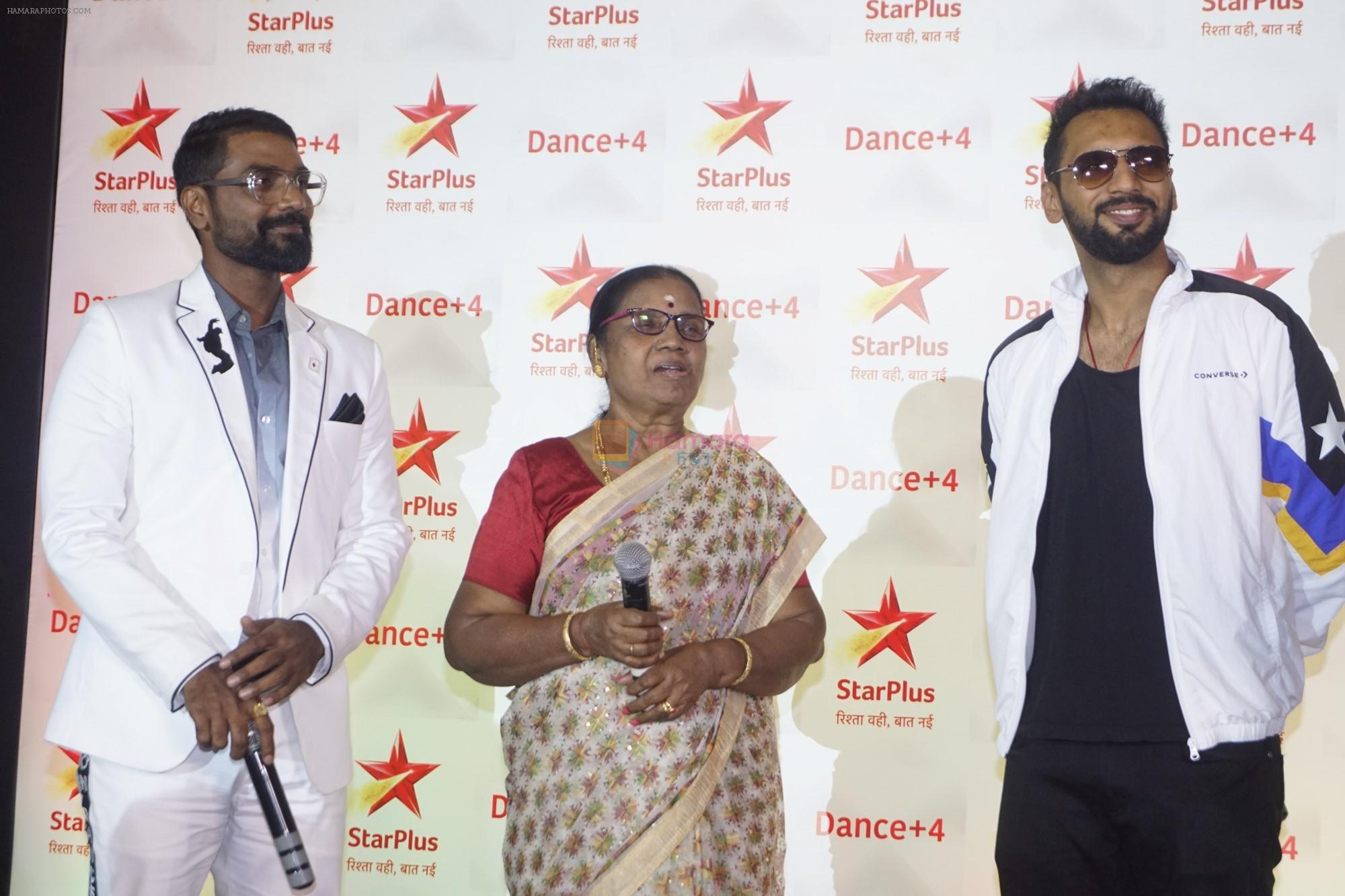 Remo D Souza, Punit Pathak,Dharmesh at the Media Interaction for Dance Plus Season 4 on 18th Sept 2018