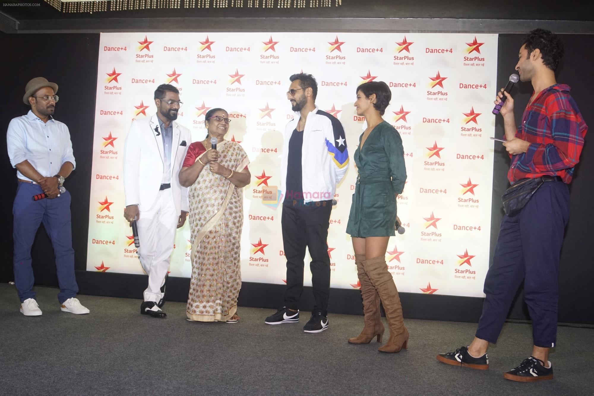 Remo D Souza, Shakti Mohan,Punit Pathak,Dharmesh, Raghav Juyal at the Media Interaction for Dance Plus Season 4 on 18th Sept 2018
