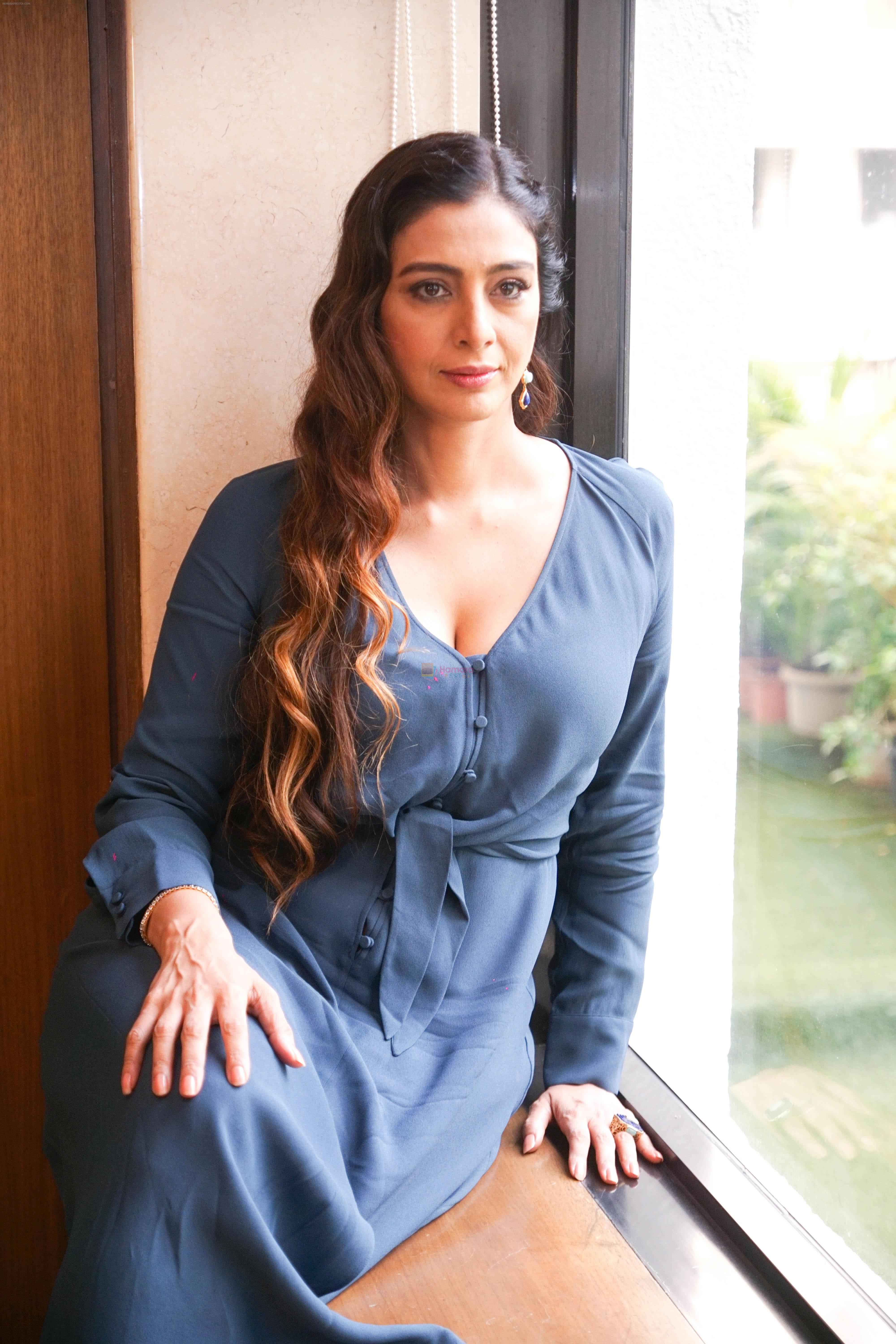 Tabu During The Media Interactions Of Film Andhadhun At Sun N Sand Juhu on 20th Sept 2018