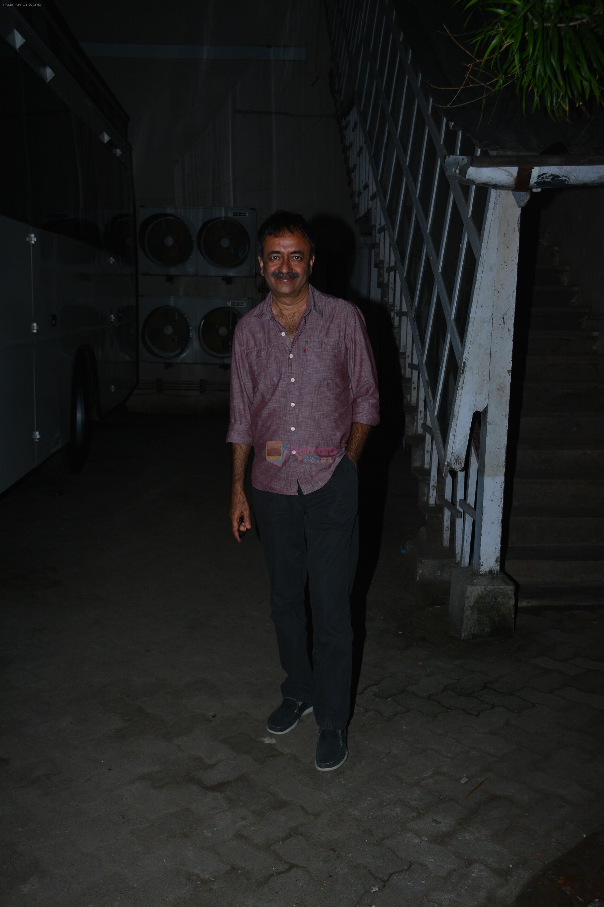 Rajkumar Hirani spotted at Mehboob studio bandra on 24th Sept 2018