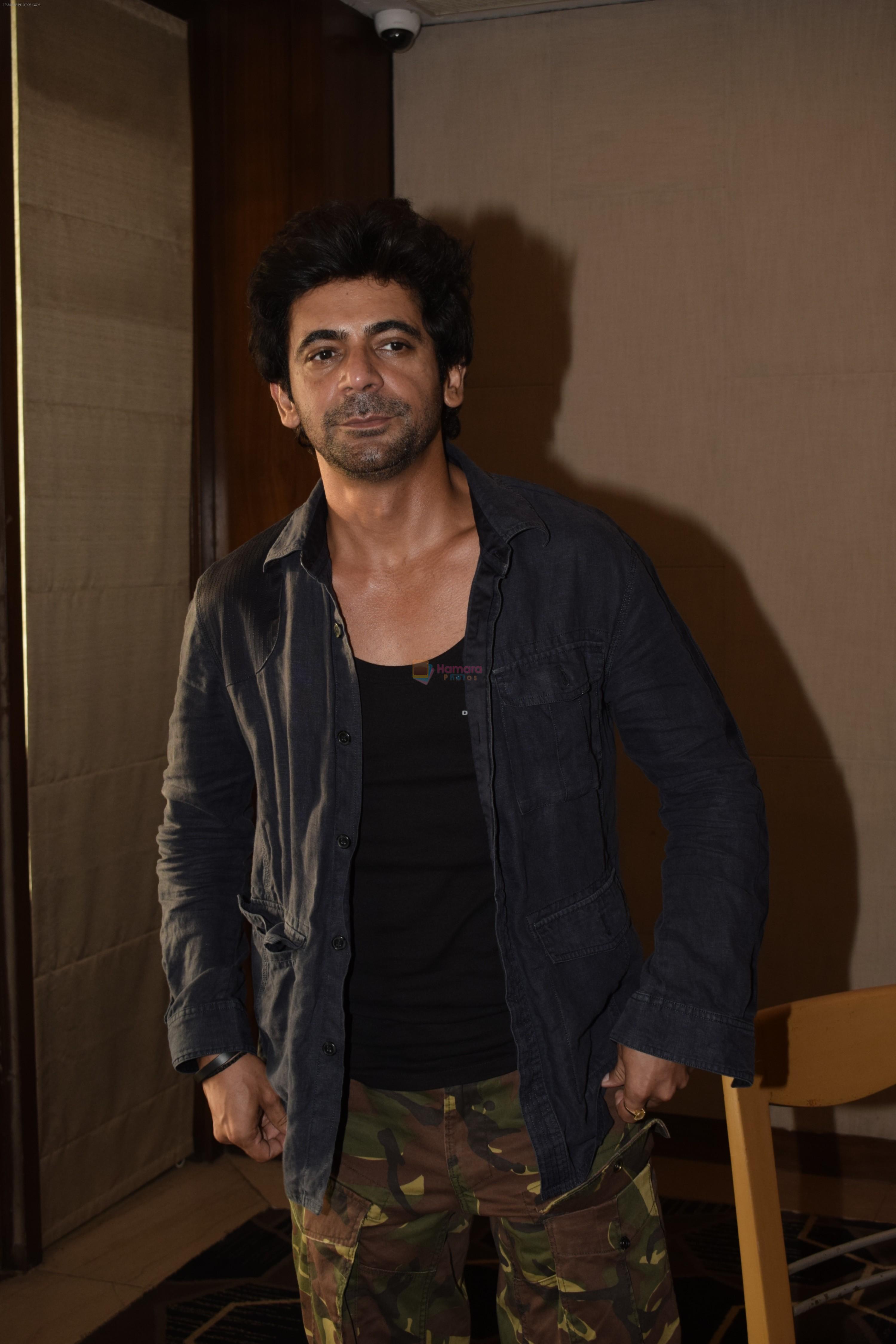 Sunil Grover during media interactions for film Pataakha in Sun n Sand, juhu on 23rd Sept 2018