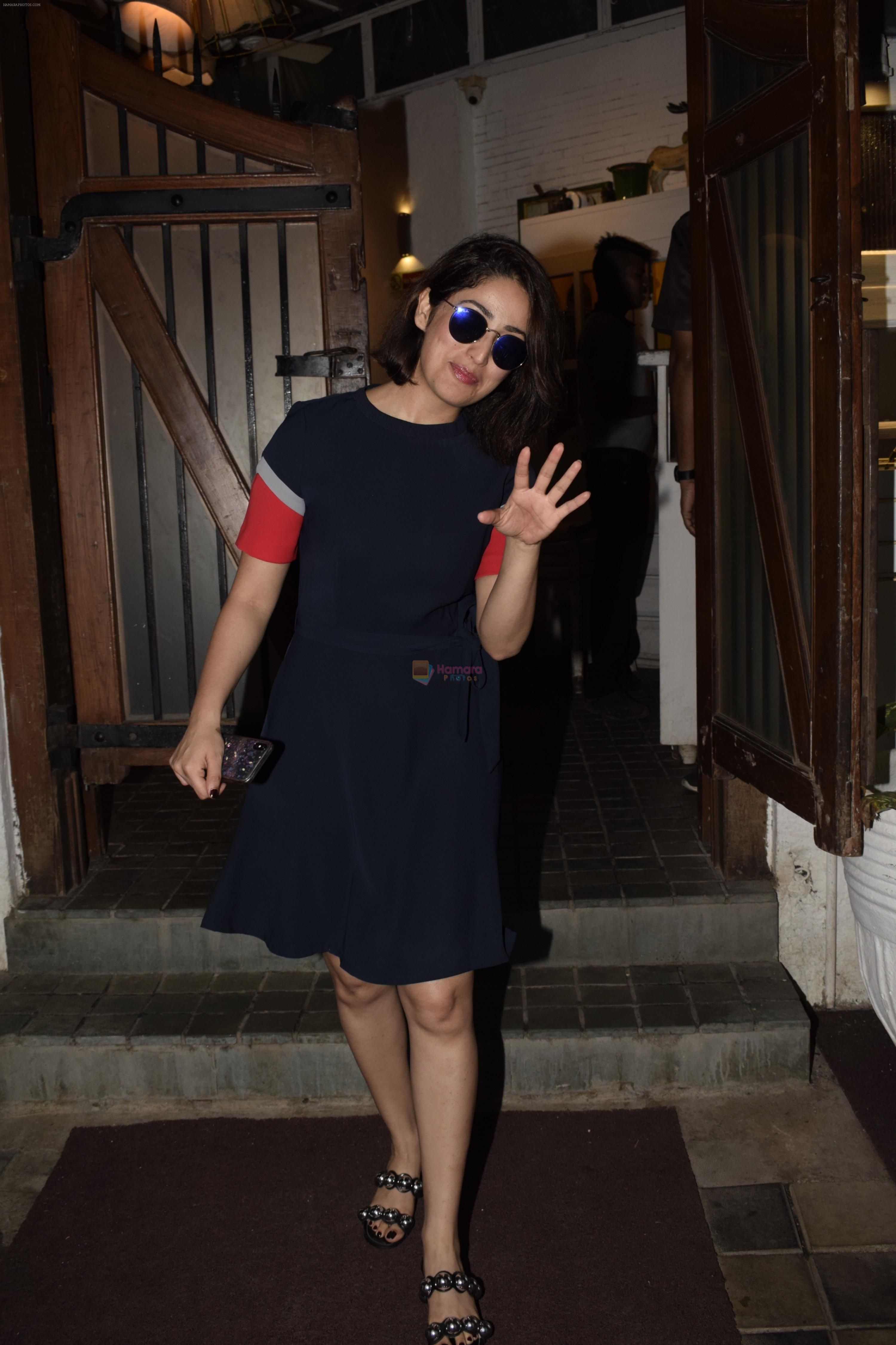 Yami Gautam spotted at fable in juhu on 23rd Sept 2018