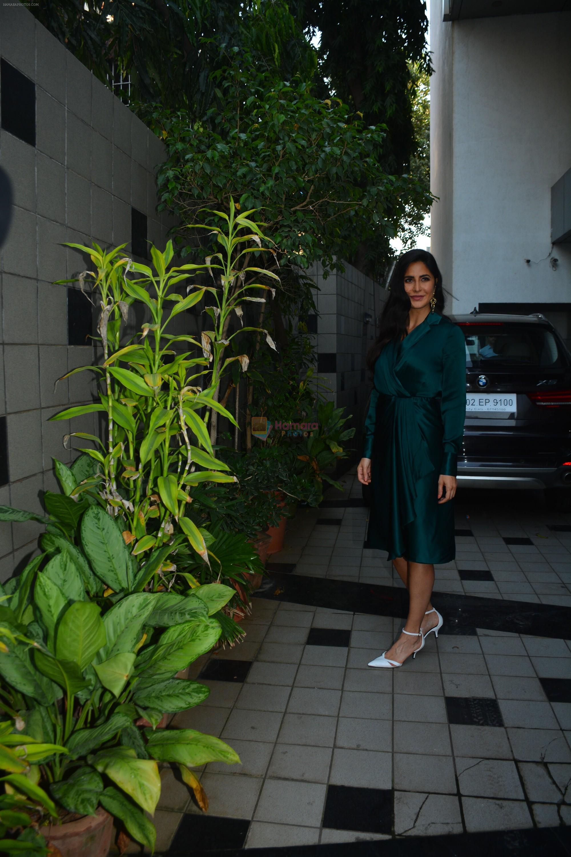Katrina Kaif before the recording of NofilterNeha season3 in Khar on 23rd Sept 2018