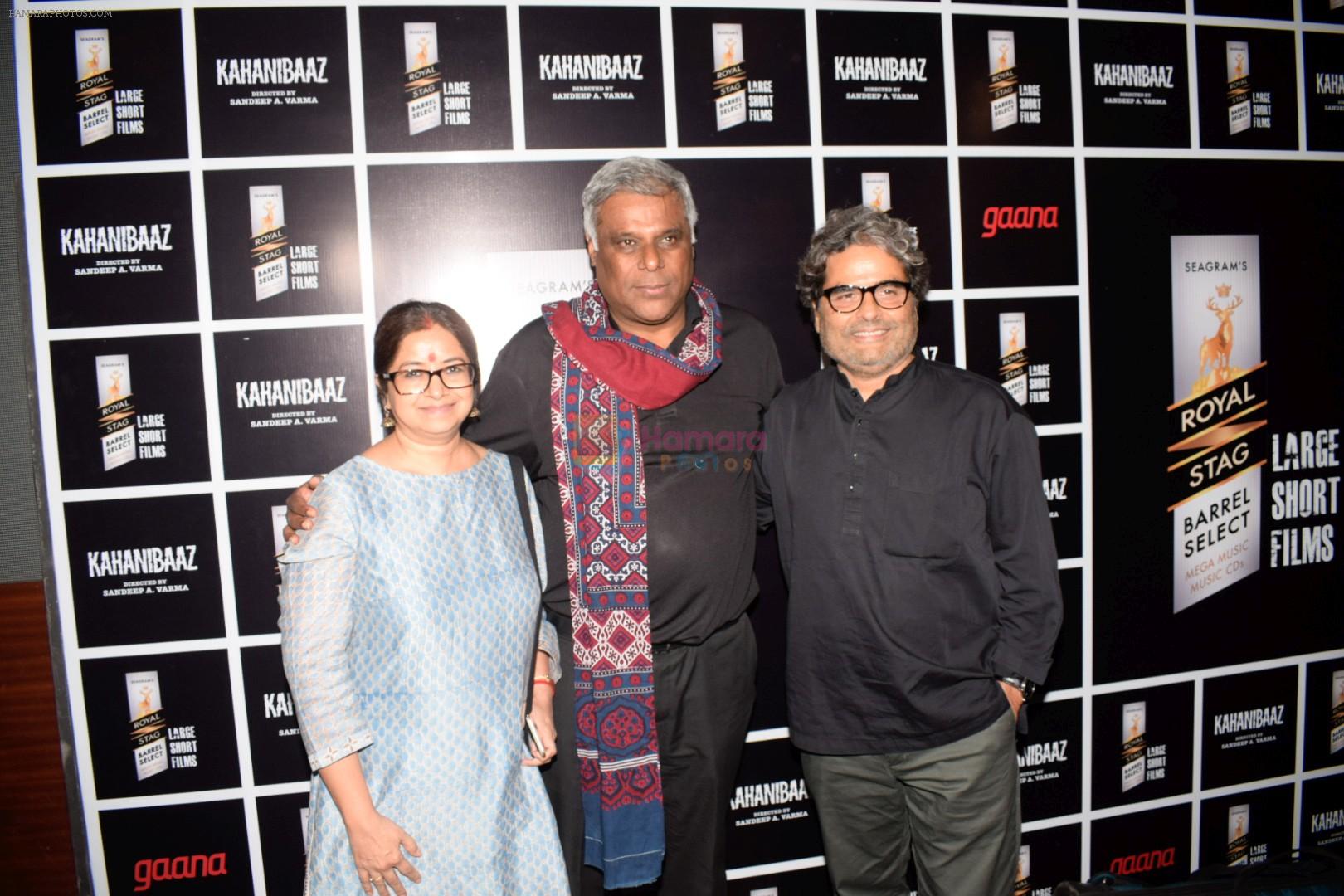 Rekha Bharadwaj, Ashish Vidyarthi, Vishal Bharadwaj at Royal Stag Barelle select screening of short film Kahanibaaz at The View in andheri on 25th Sept 2018