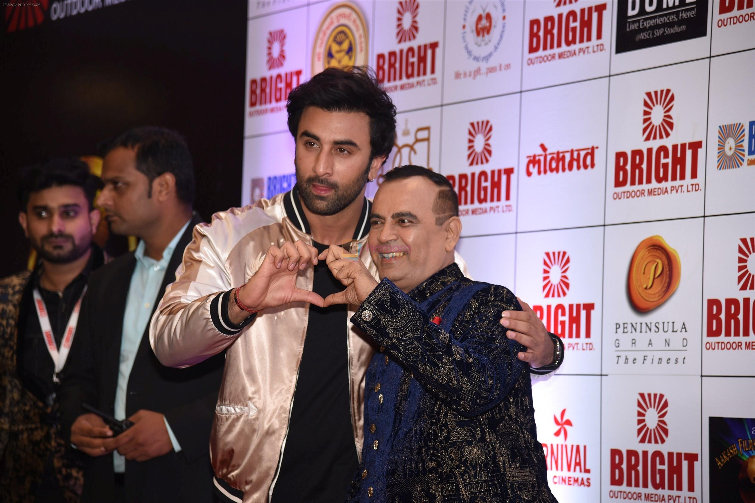 Ranbir Kapoor at Bright Awards in NSCI worli on 25th Sept 2018