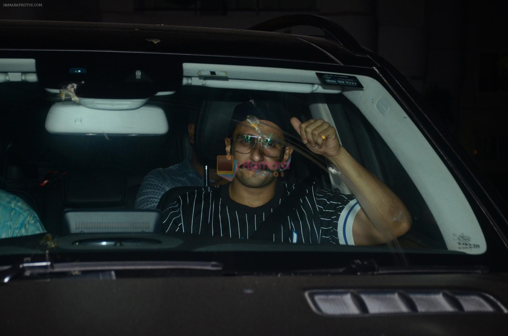 Ranveer Singh At Ranbir Kapoor's House on 26th Sept 2018