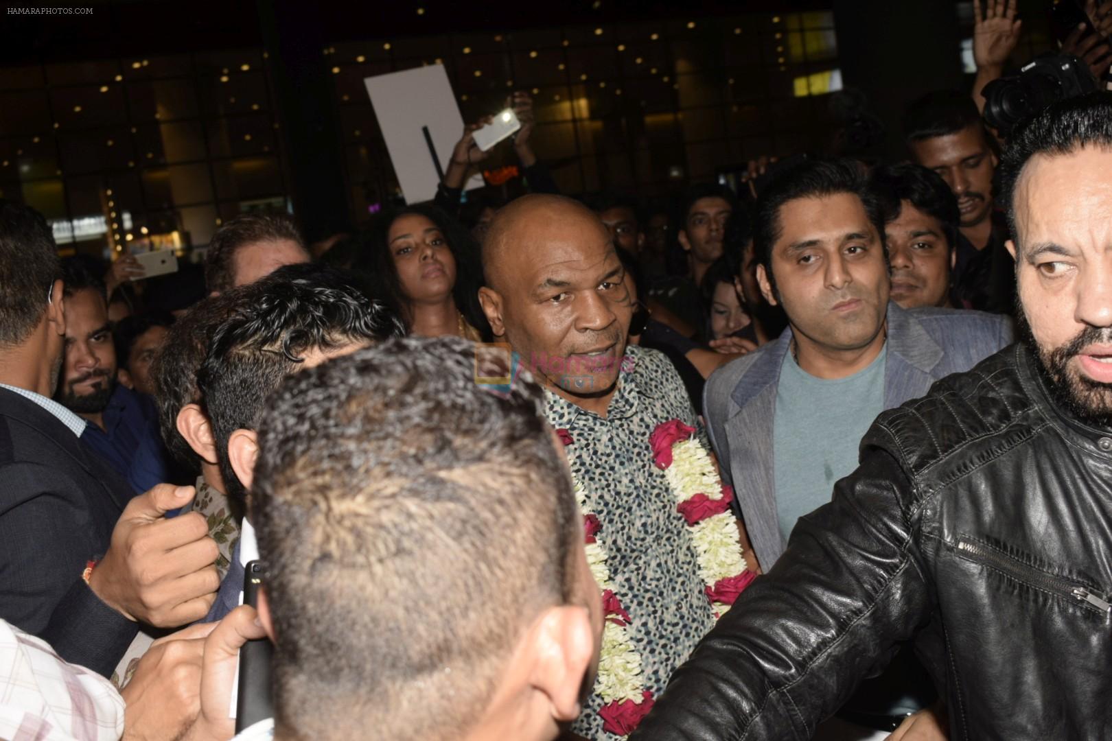 Mike Tyson arrive in Mumbai Airport on 27th Sept 2018