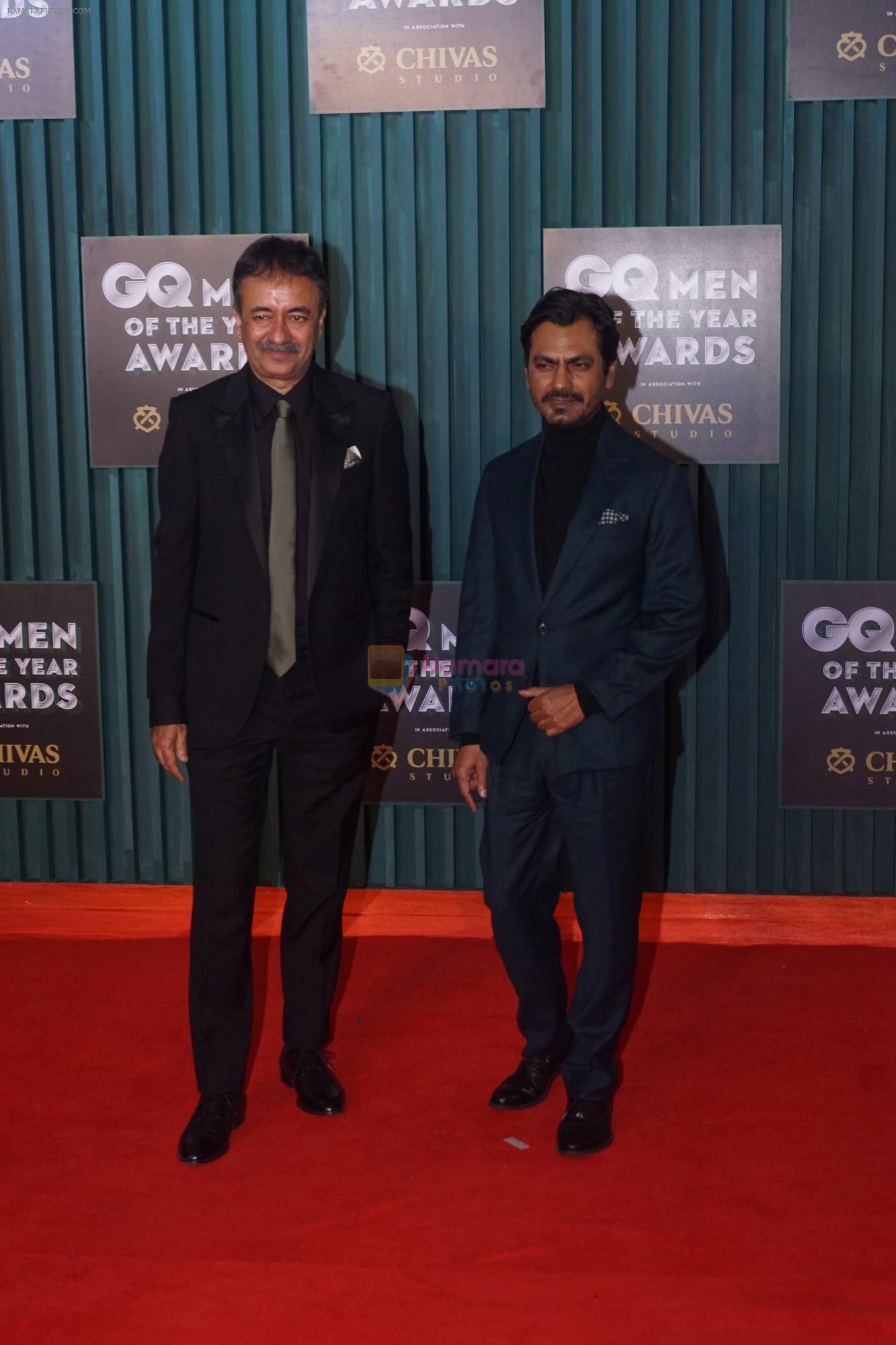 Rajkumar Hirani, Nawazuddin Siddiqui at GQ Men of the Year Awards 2018 on 27th Sept 2018