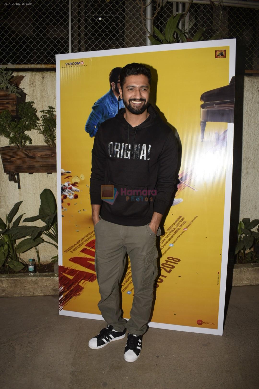 Vicky Kaushal at the Screening of film AndhaDhun at Sunny sound juhu on 1st Oct 2018