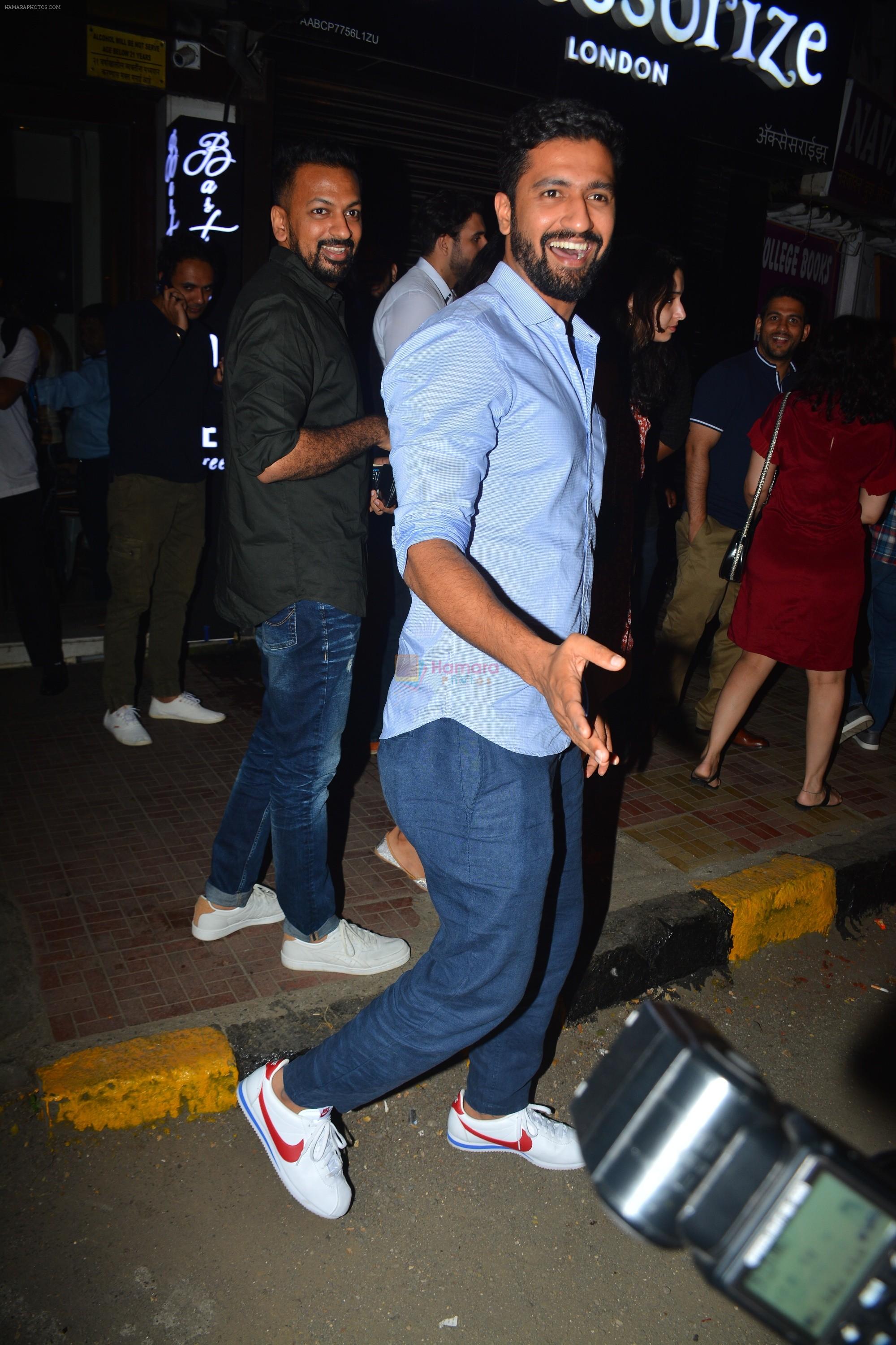 Vicky Kaushal spotted at Bastian in bandra on 5th Oct 2018