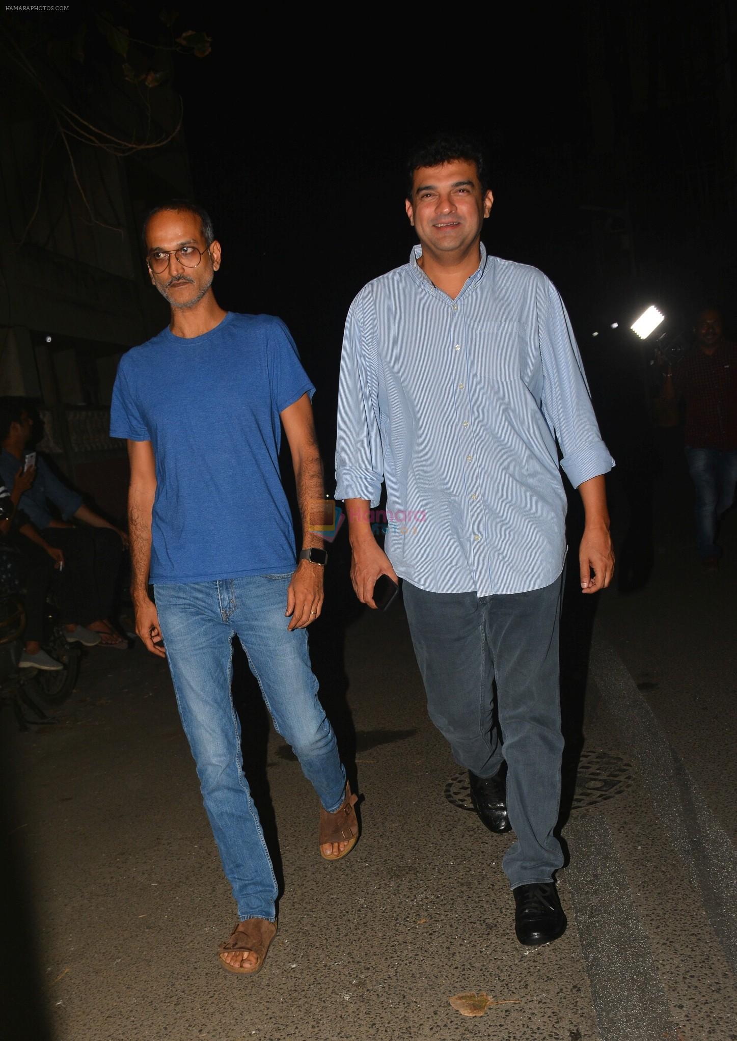 Siddharth Roy Kapoor at Aamir Khan's house in bandra on 8th Oct 2018