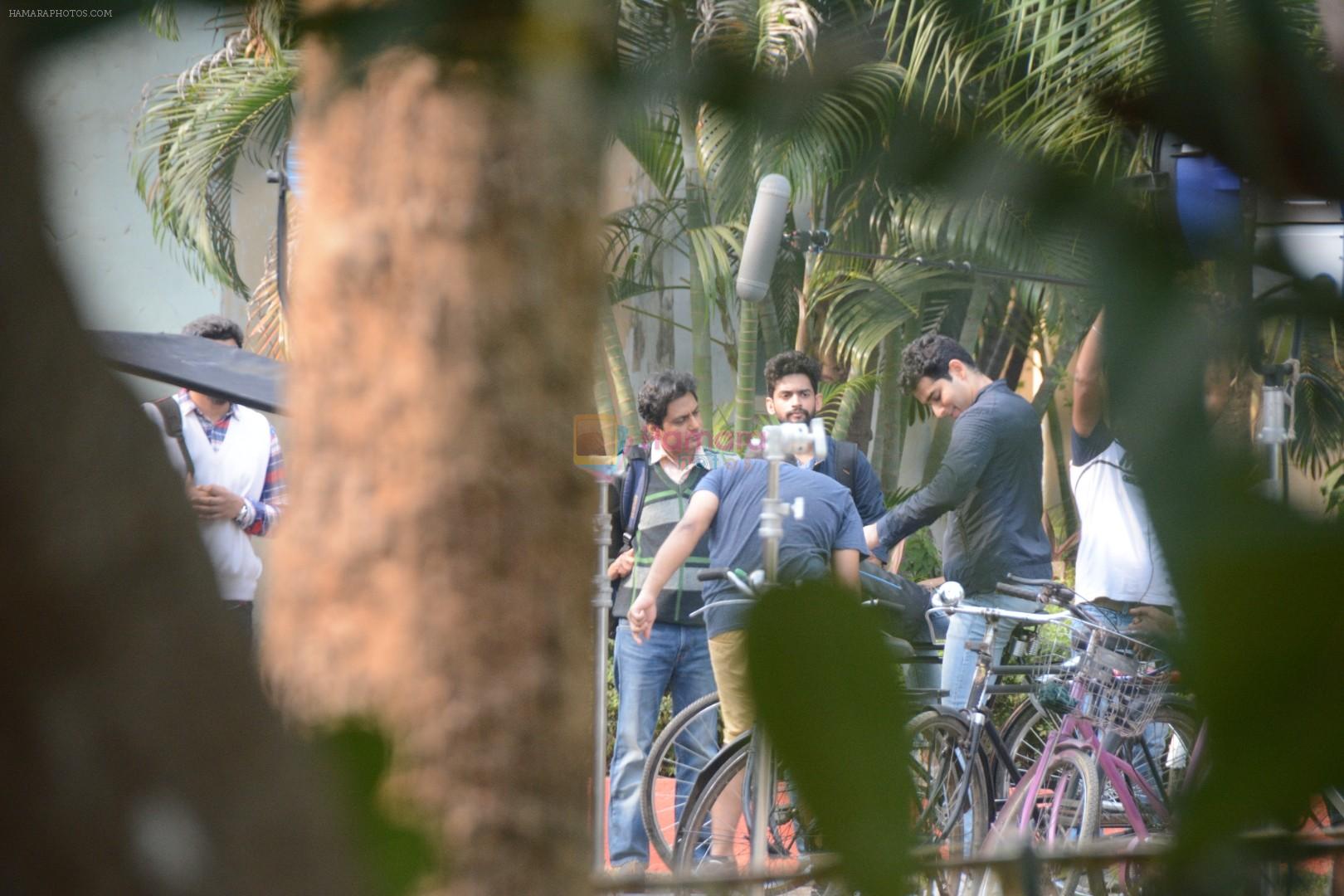 Nawazuddin Siddiqui shooting at Bhavan's college andheri on 7th Oct 2018
