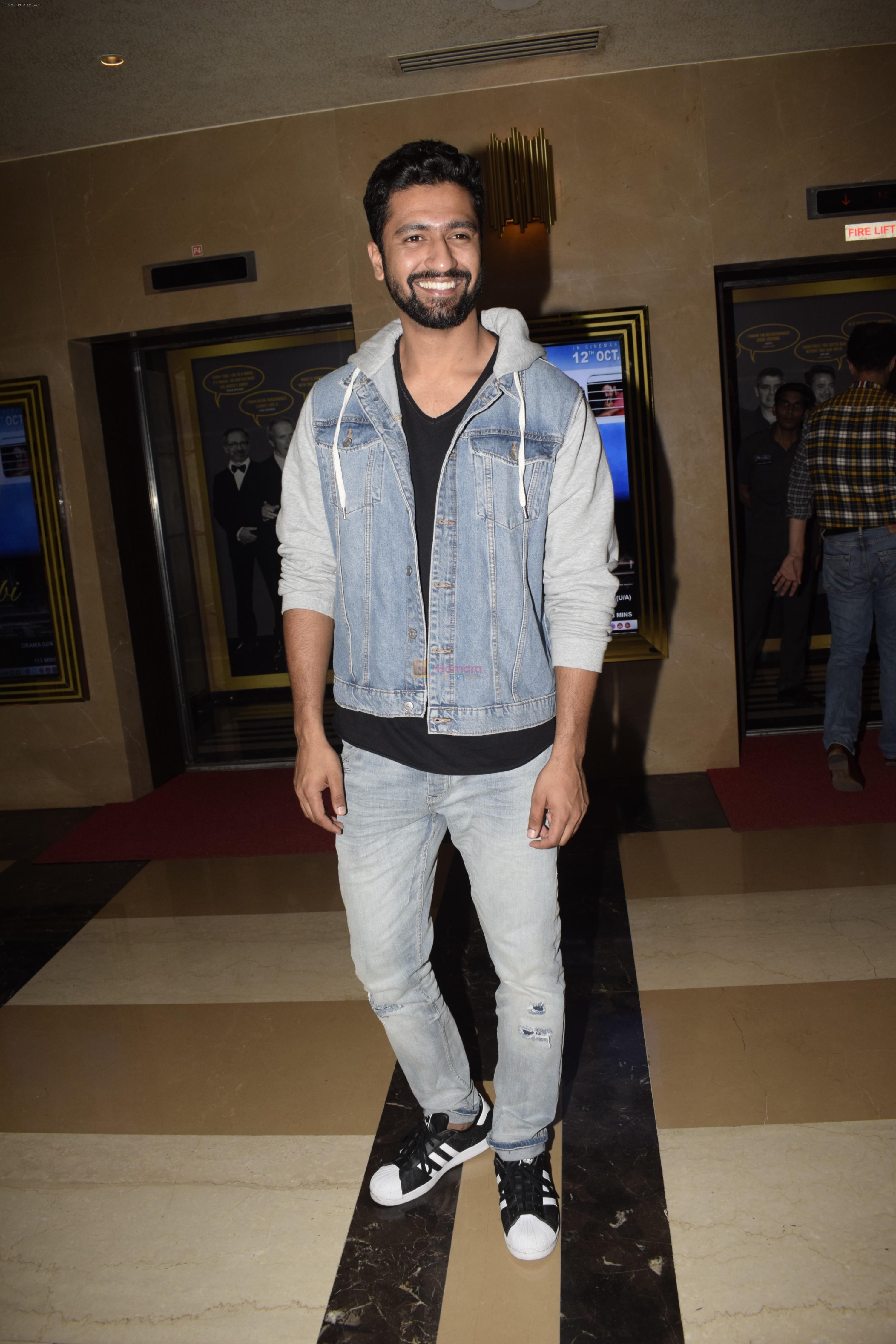 Vicky Kaushal at the Screening of film Jalebi in pvr icon, andheri on 11th Oct 2018