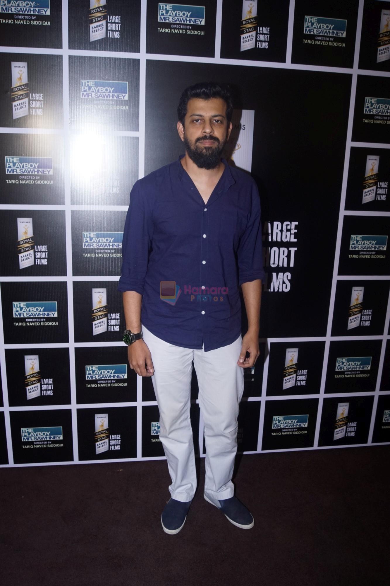 Bejoy Nambiar at the Special Screening of Royal Stag Barrel Short Film The Playboy Mr.Sawhney on 24th Oct 2018