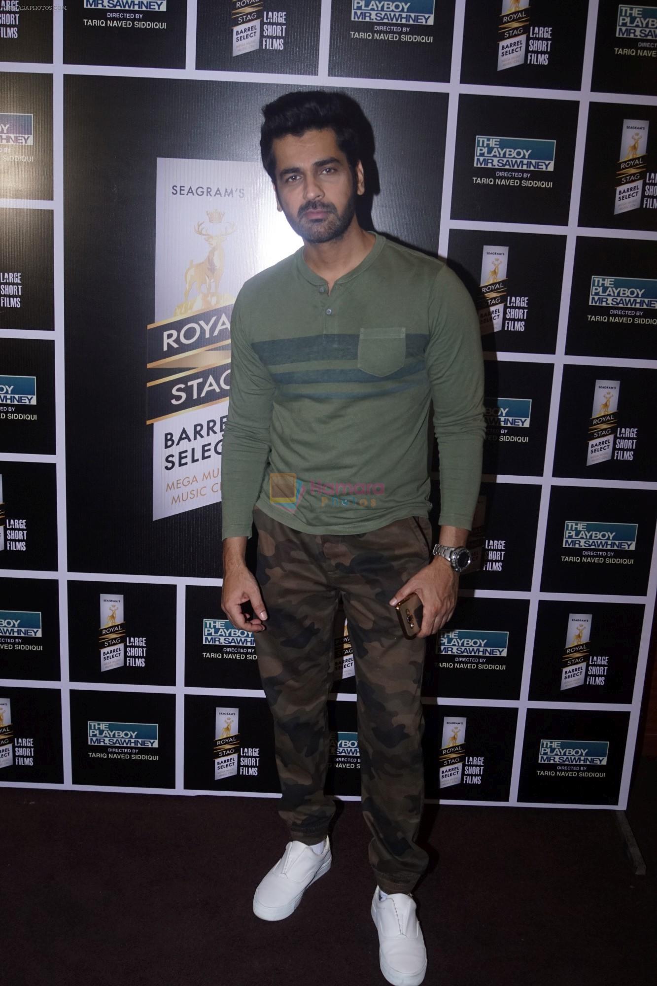 Arjan Bajwa at the Special Screening of Royal Stag Barrel Short Film The Playboy Mr.Sawhney on 24th Oct 2018