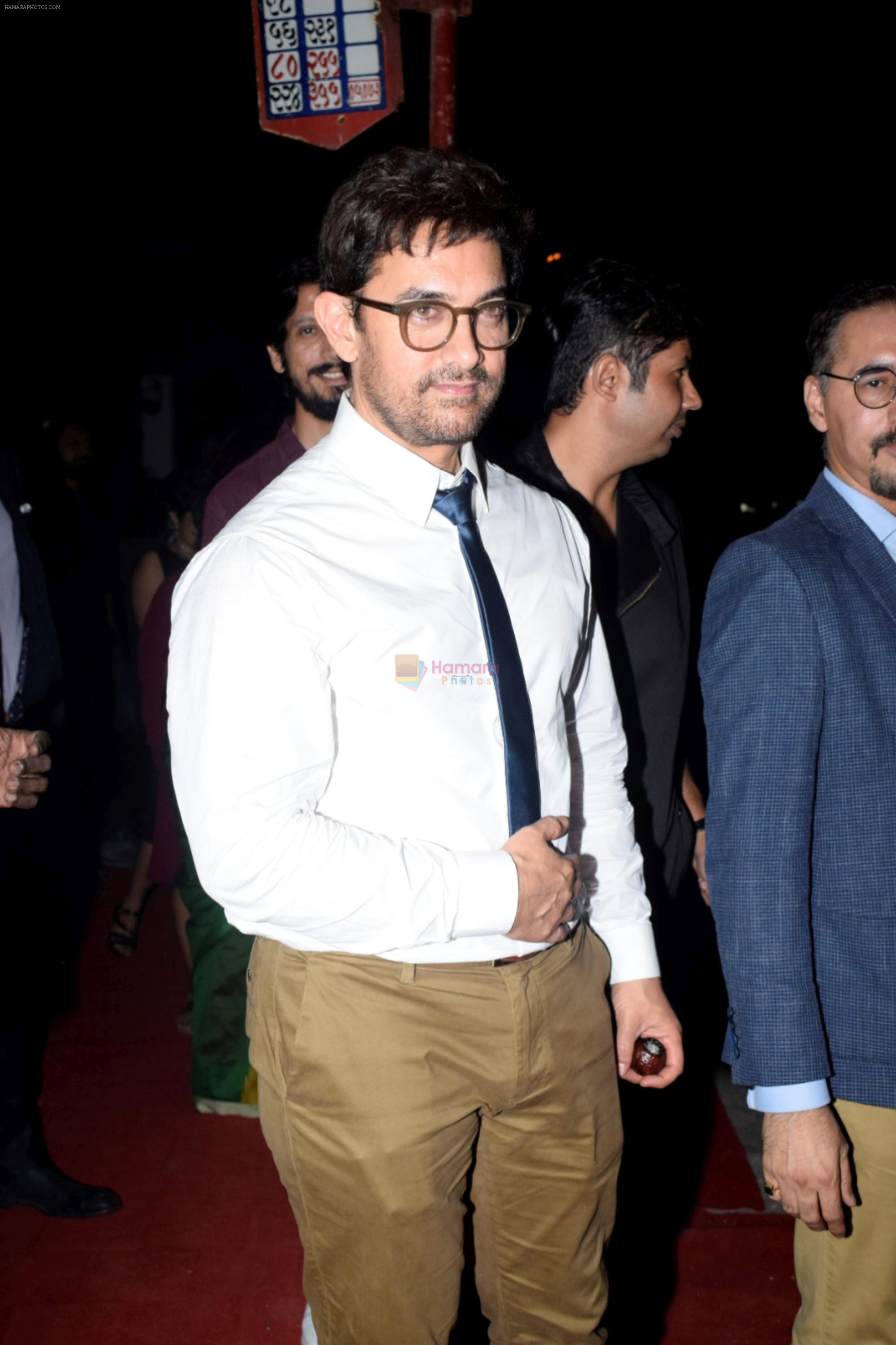 Aamir Khan at Mami party at juhu on 25th Oct 2018
