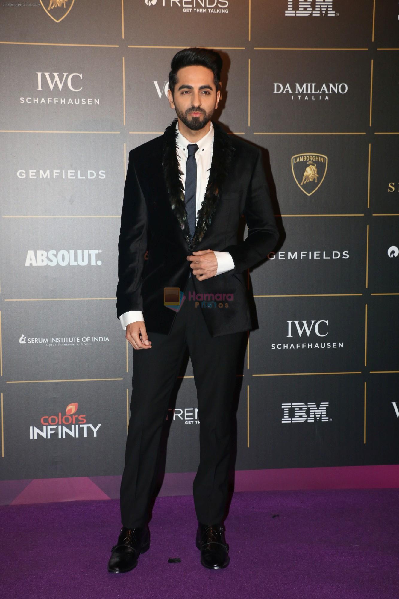 Ayushmann Khurrana at The Vogue Women Of The Year Awards 2018 on 27th Oct 2018