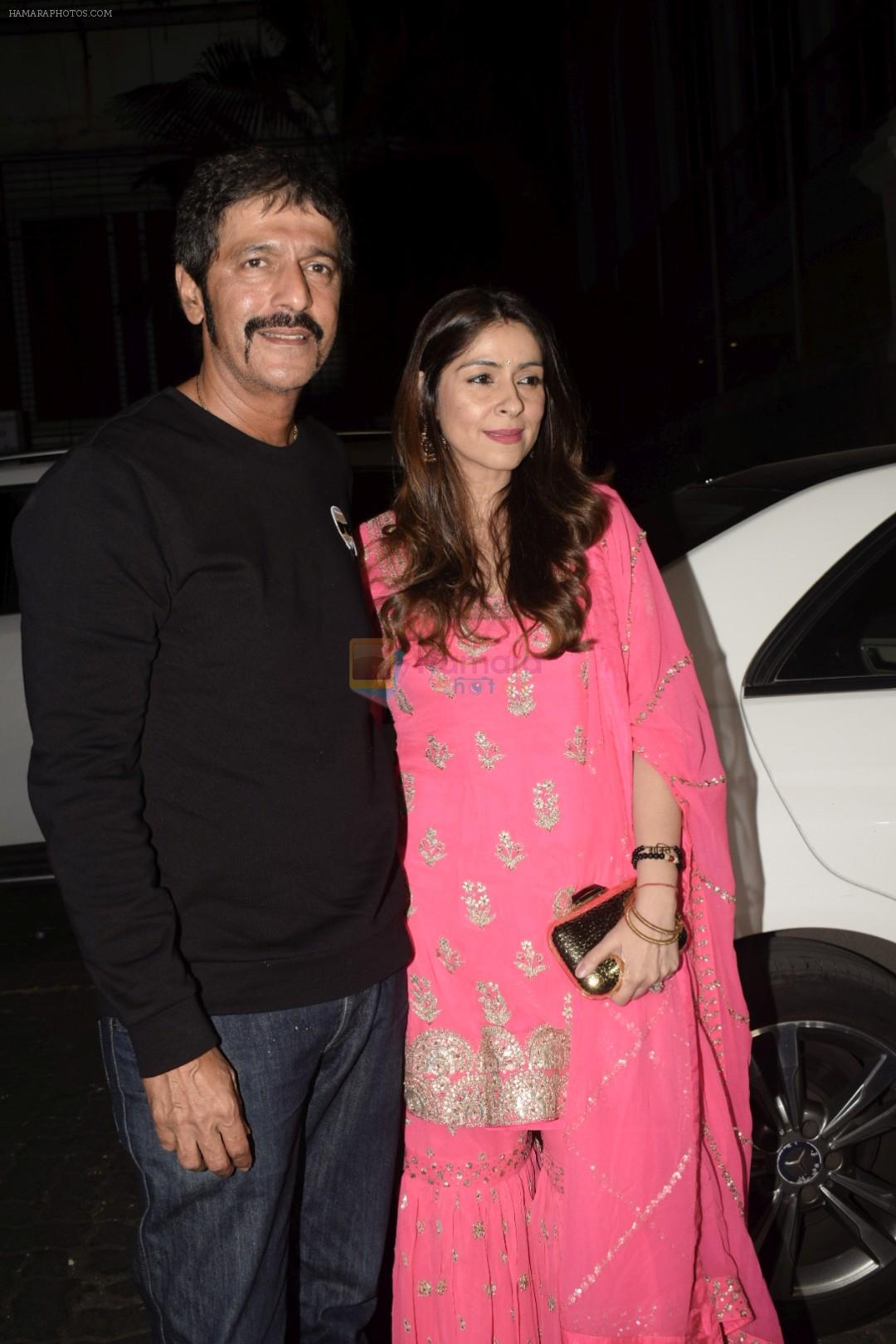 Chunky Pandey spotted at Anil Kapoor's house for Karvachauth celebration in Juhu on 27th Oct 2018