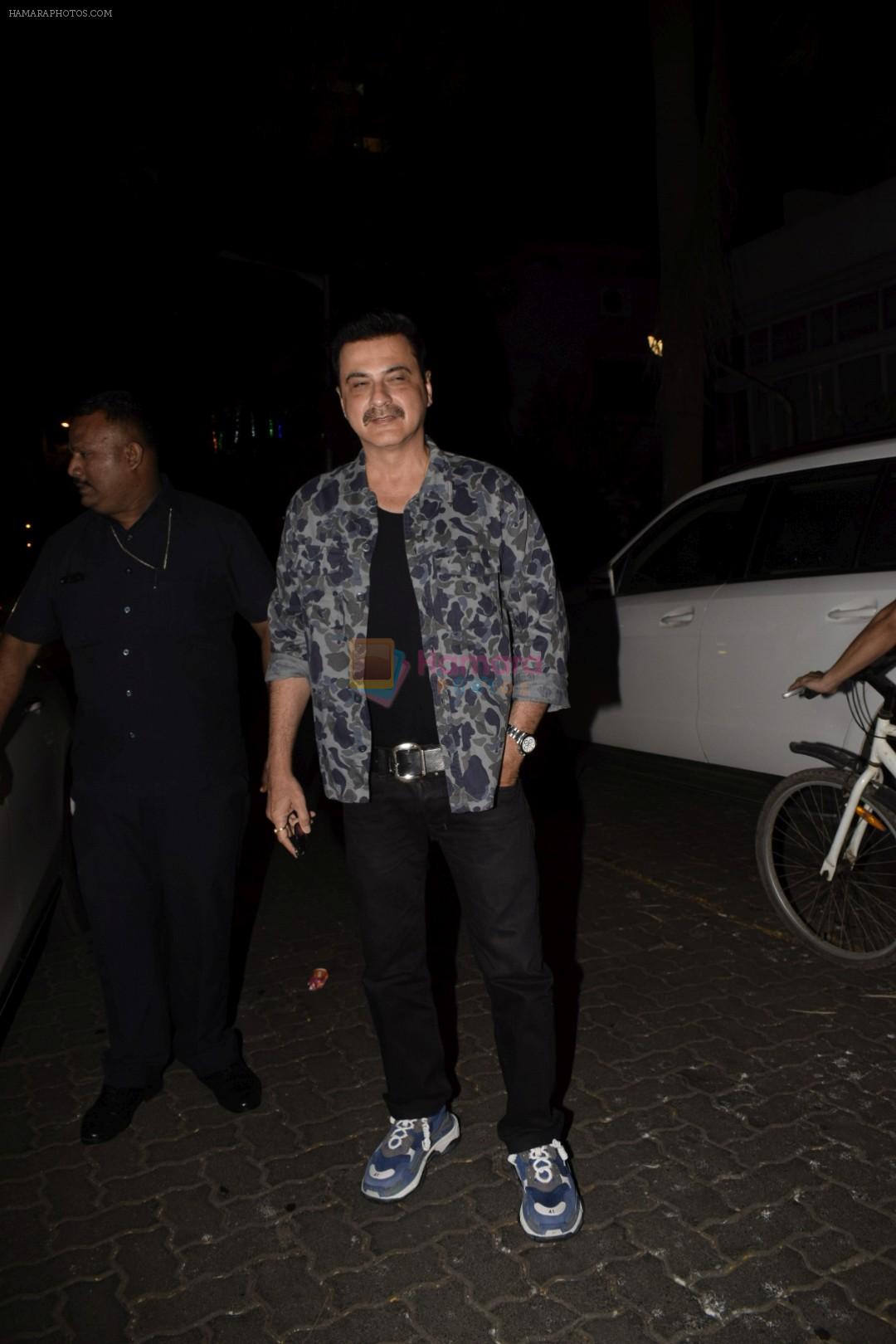 Sanjay Kapoor spotted at Anil Kapoor's house for Karvachauth celebration in Juhu on 27th Oct 2018