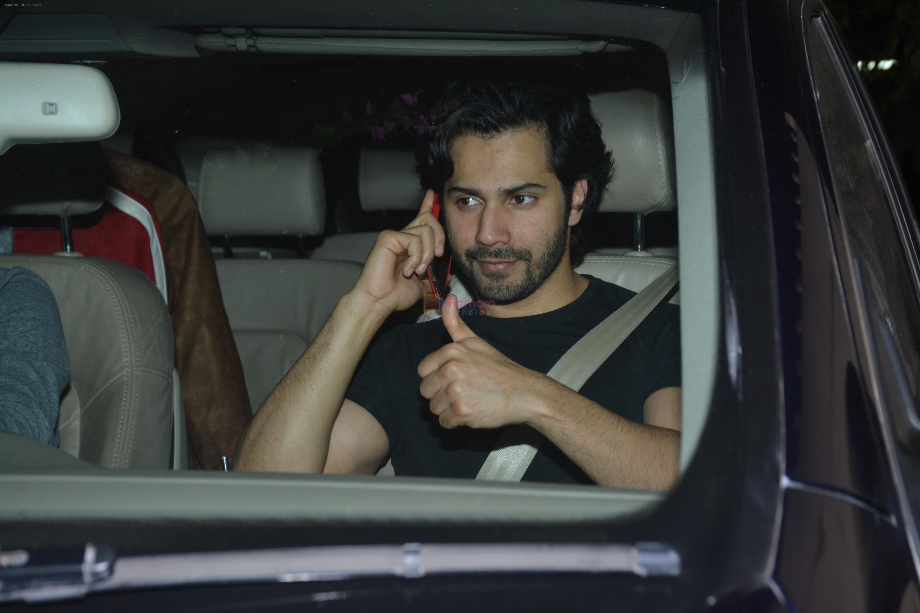 Varun Dhawan spotted at Maddock films office in bandra on 30th Oct 2018