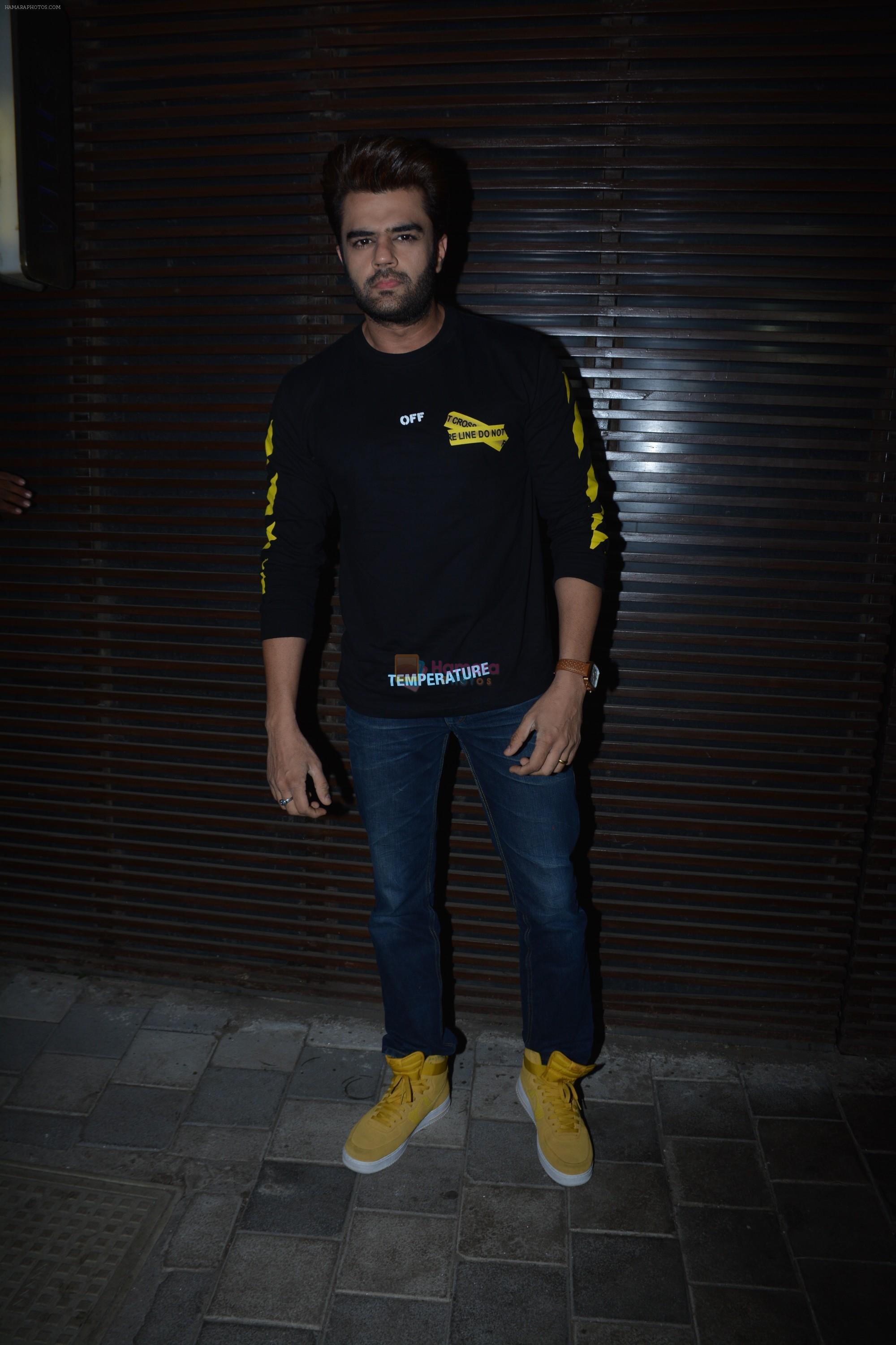 Manish Paul at the Success party of film Badhaai Ho in Estella juhu on 30th Oct 2018