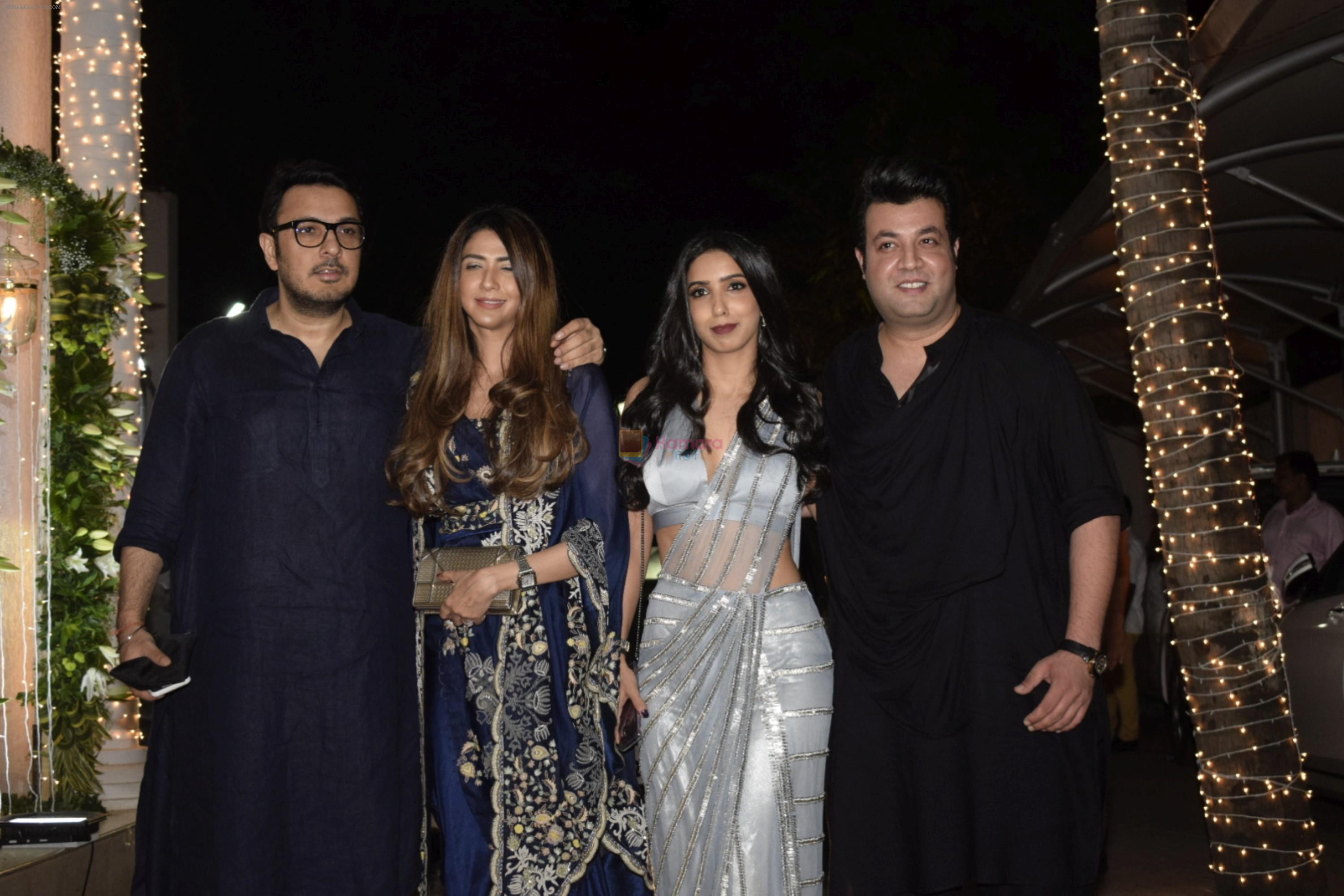 Dinesh Vijan, Varun Sharma at Shilpa Shetty's Diwali party at juhu on 4th Nov 2018