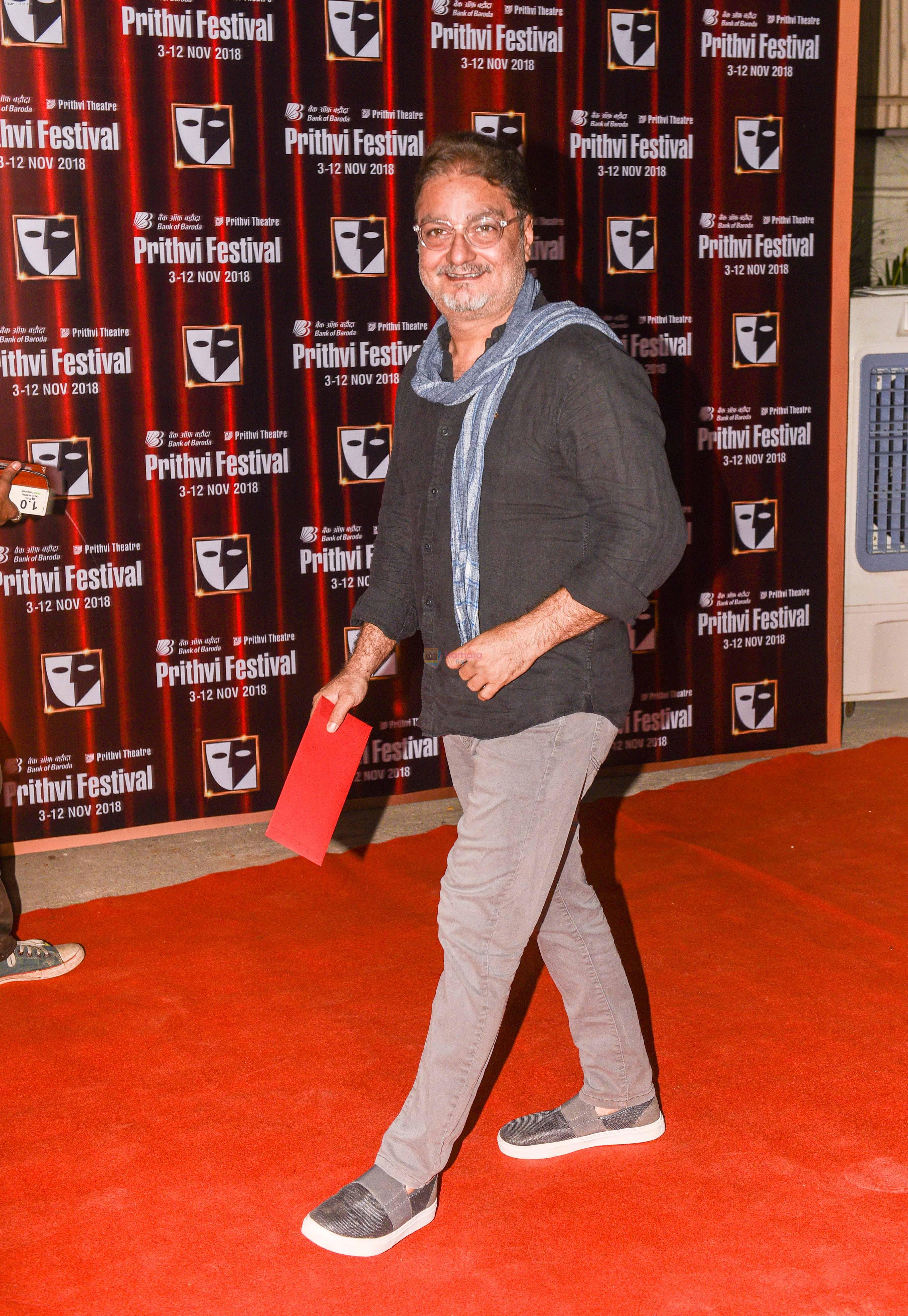 Vinay Pathak at the inauguration of Mumbai_ iconic Prithivi theatre festival on 4th Nov 2018