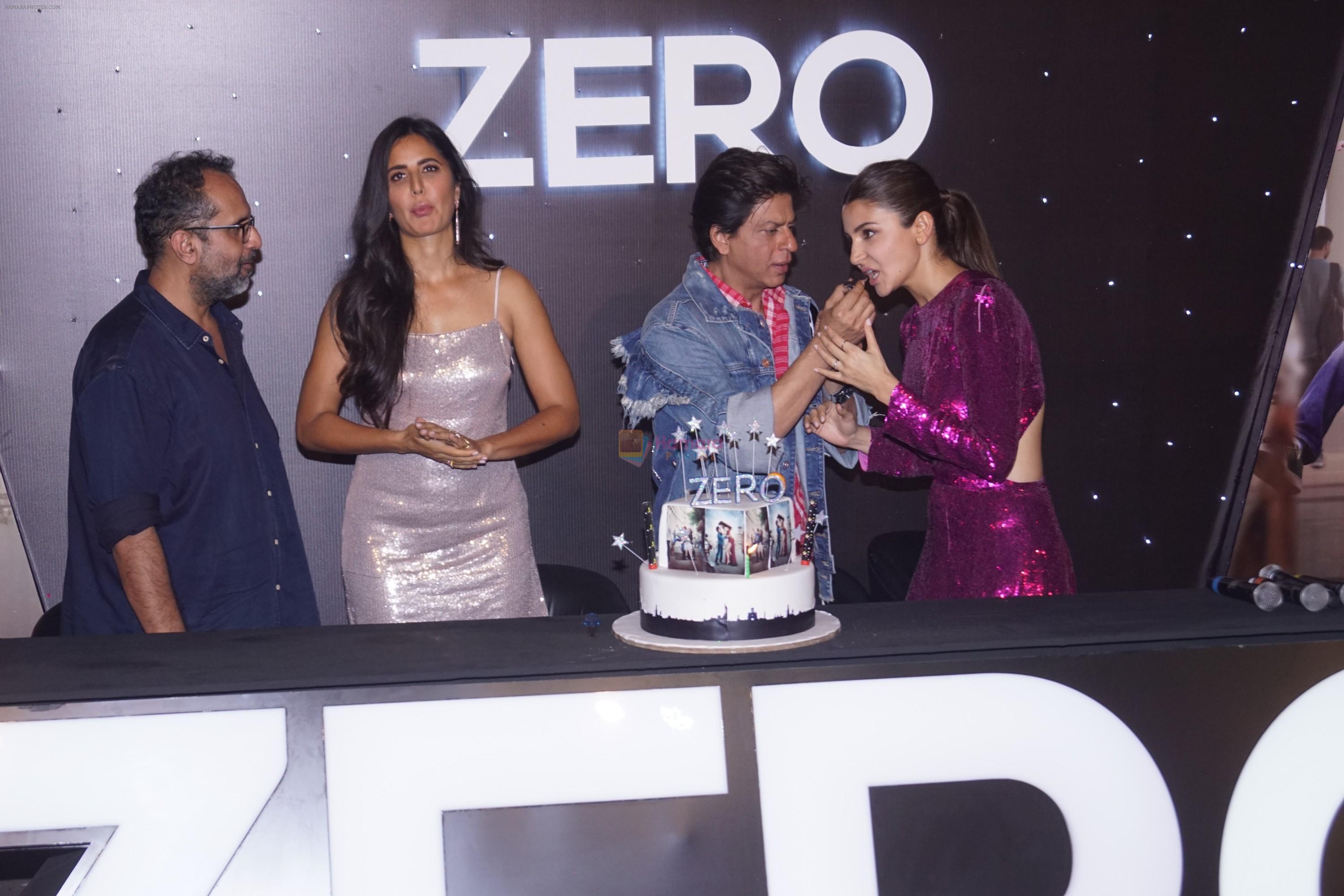 Shahrukh Khan, Anushka Sharma, Katrina Kaif, Anand L Rai at the Trailer launch of film Zero & Shahrukh Khan birthday celebration in Imax Wadala on 3rd Nov 2018