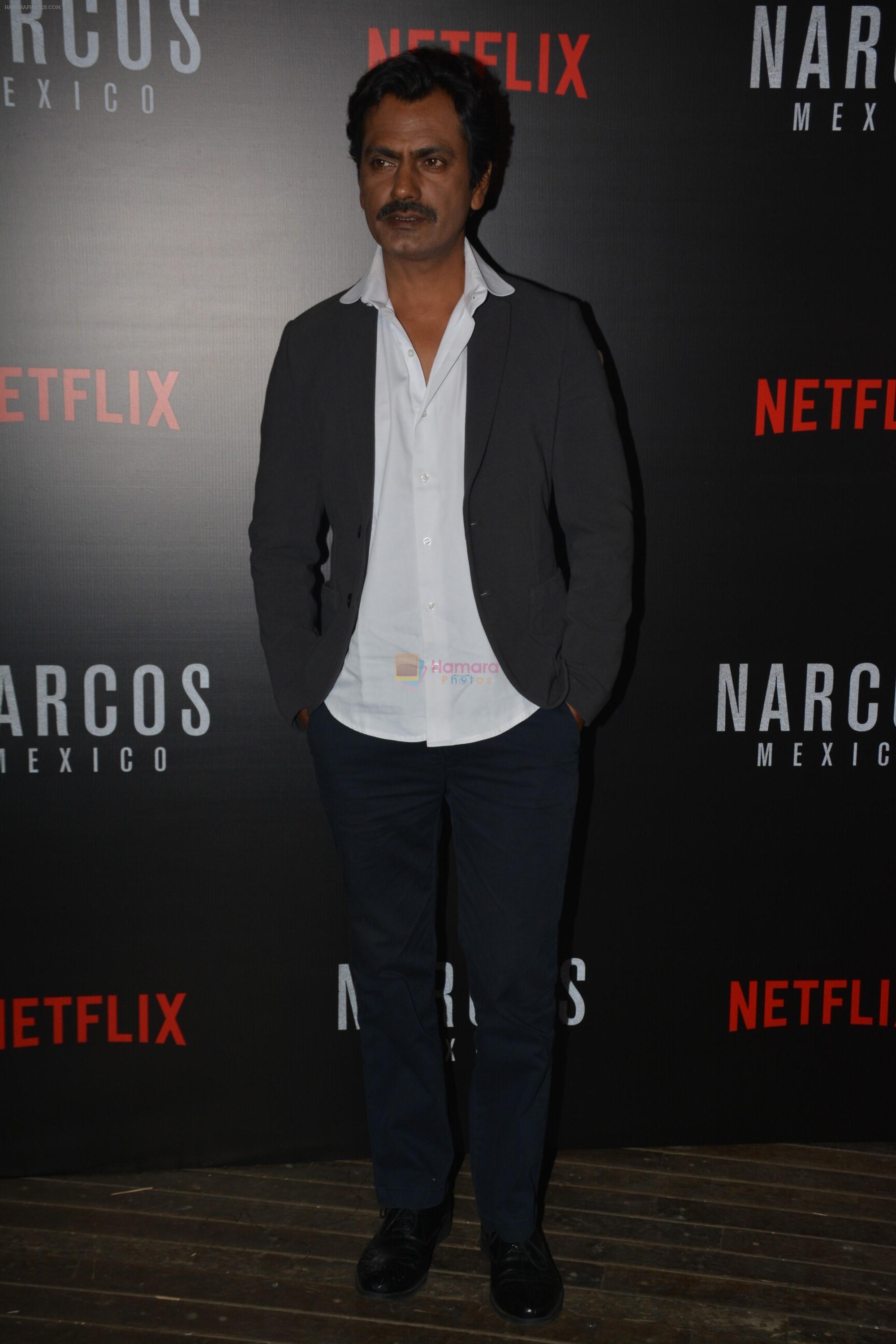 Nawazuddin Siddiqui At Meet and Greet With Team Of Webseries Narcos Mexico in Mumbai on 11th Nov 2018