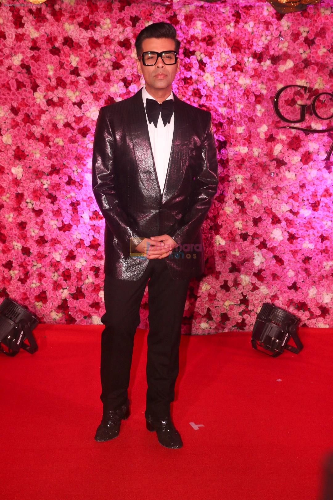 Karan Johar at the Red Carpet of Lux Golden Rose Awards 2018 on 18th Nov 2018