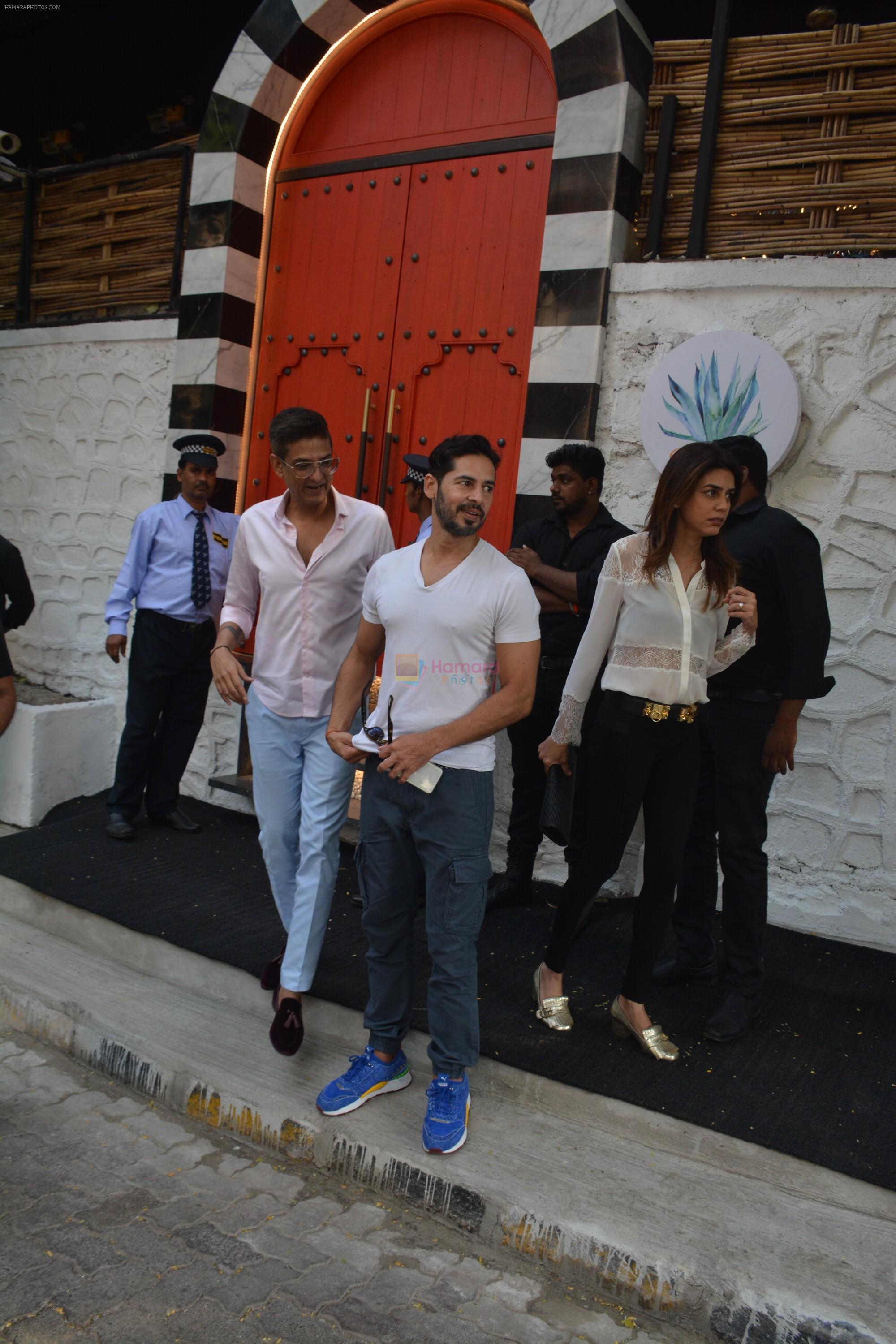 Dino Morea spotted at Sanchos in bandra on 18th Nov 2018