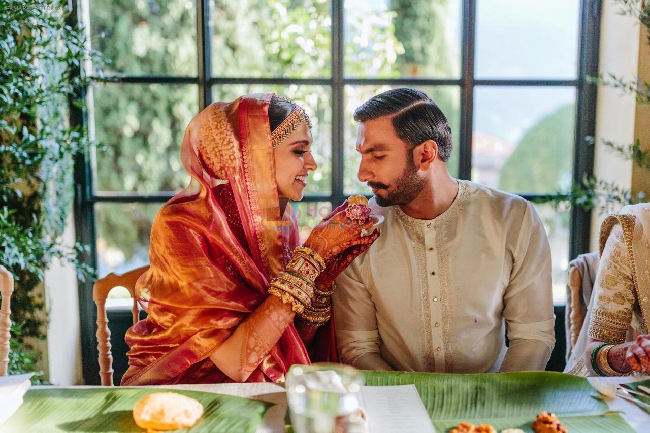 Deepika Padukone, Ranveer Singh at Konkani Wedding in Lake Como on 20th 2018