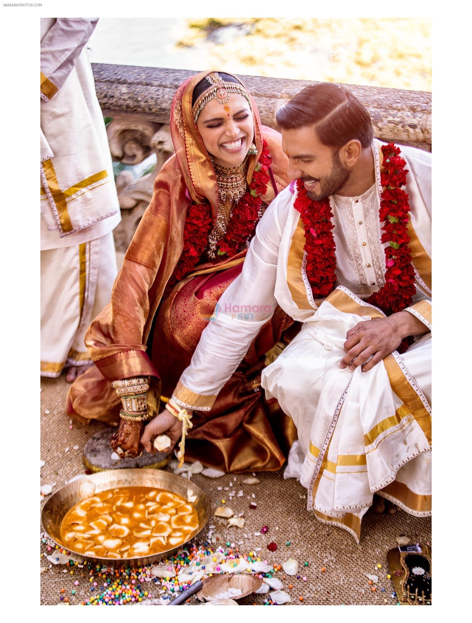Deepika Padukone, Ranveer Singh at Konkani Wedding in Lake Como on 20th 2018