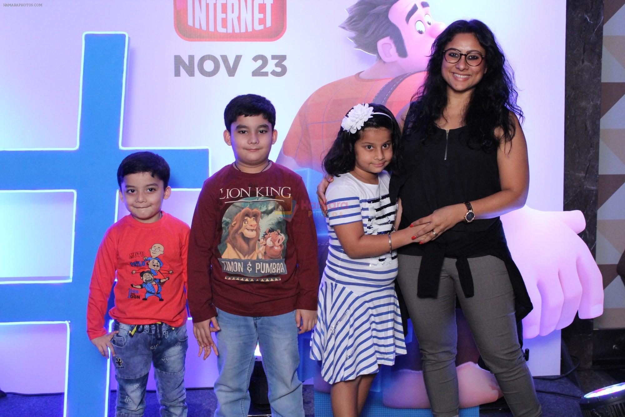 Sai Deodhar at the Screening Of movie Ralph Breaks the Internet on 21st Nov 2018