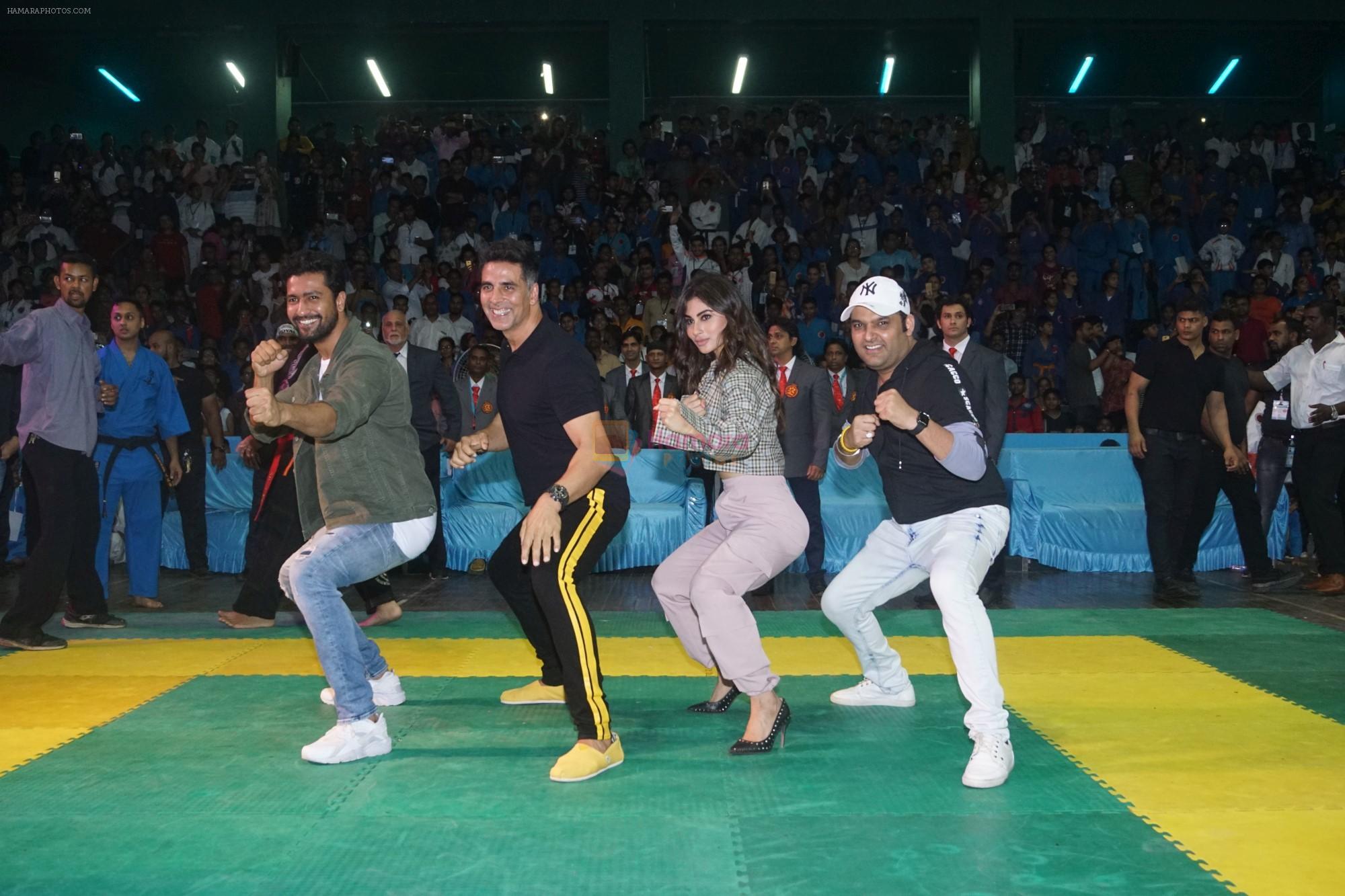 Akshay Kumar,Vicky Kaushal,Mouni Roy, Kapil Sharma at the 10th Akshay Kumar Kudo Tournament on 22nd Nov 2018