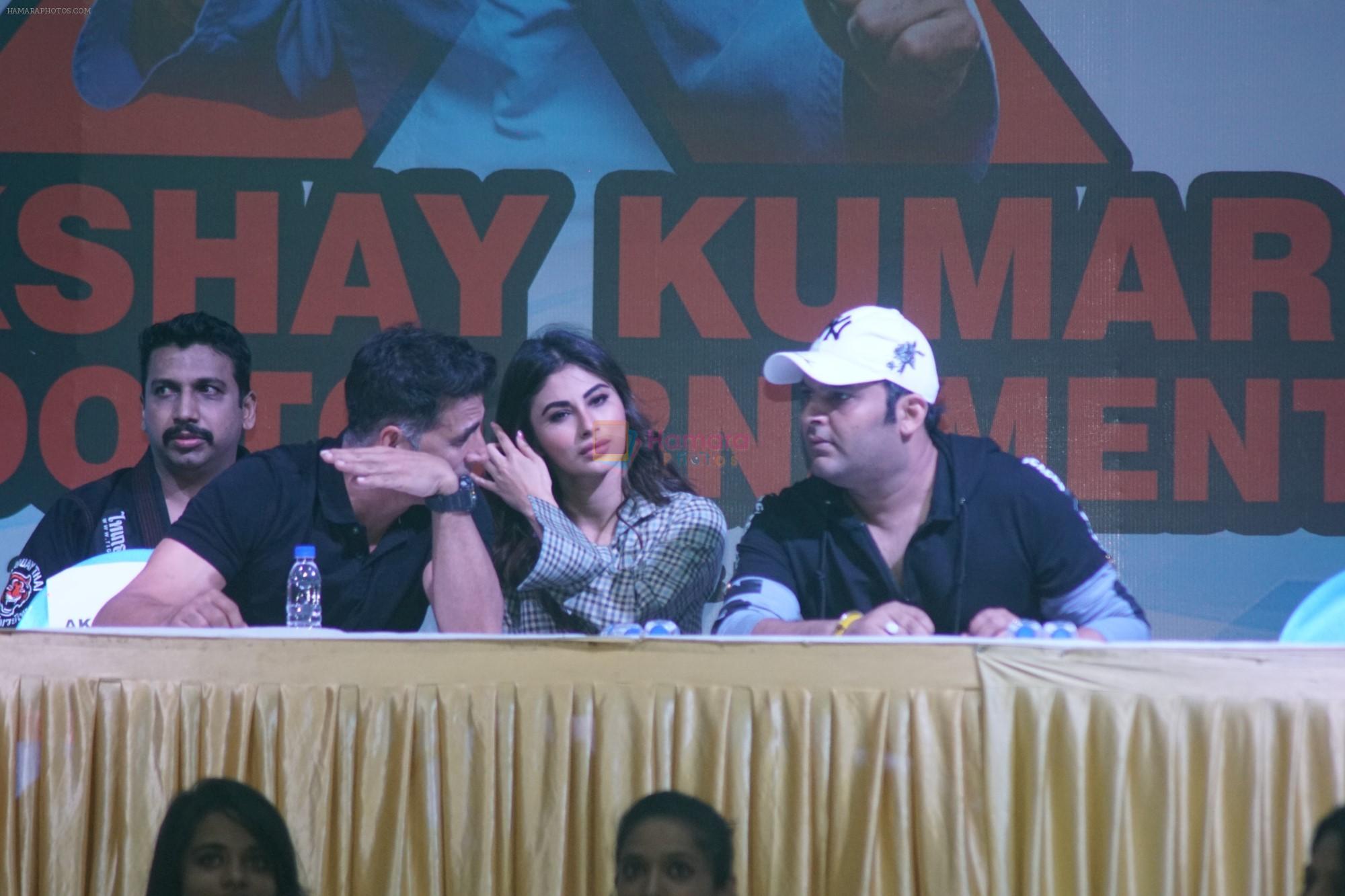 Akshay Kumar, Mouni Roy & Kapil Sharma  at the 10th Akshay Kumar Kudo Tournament on 22nd Nov 2018