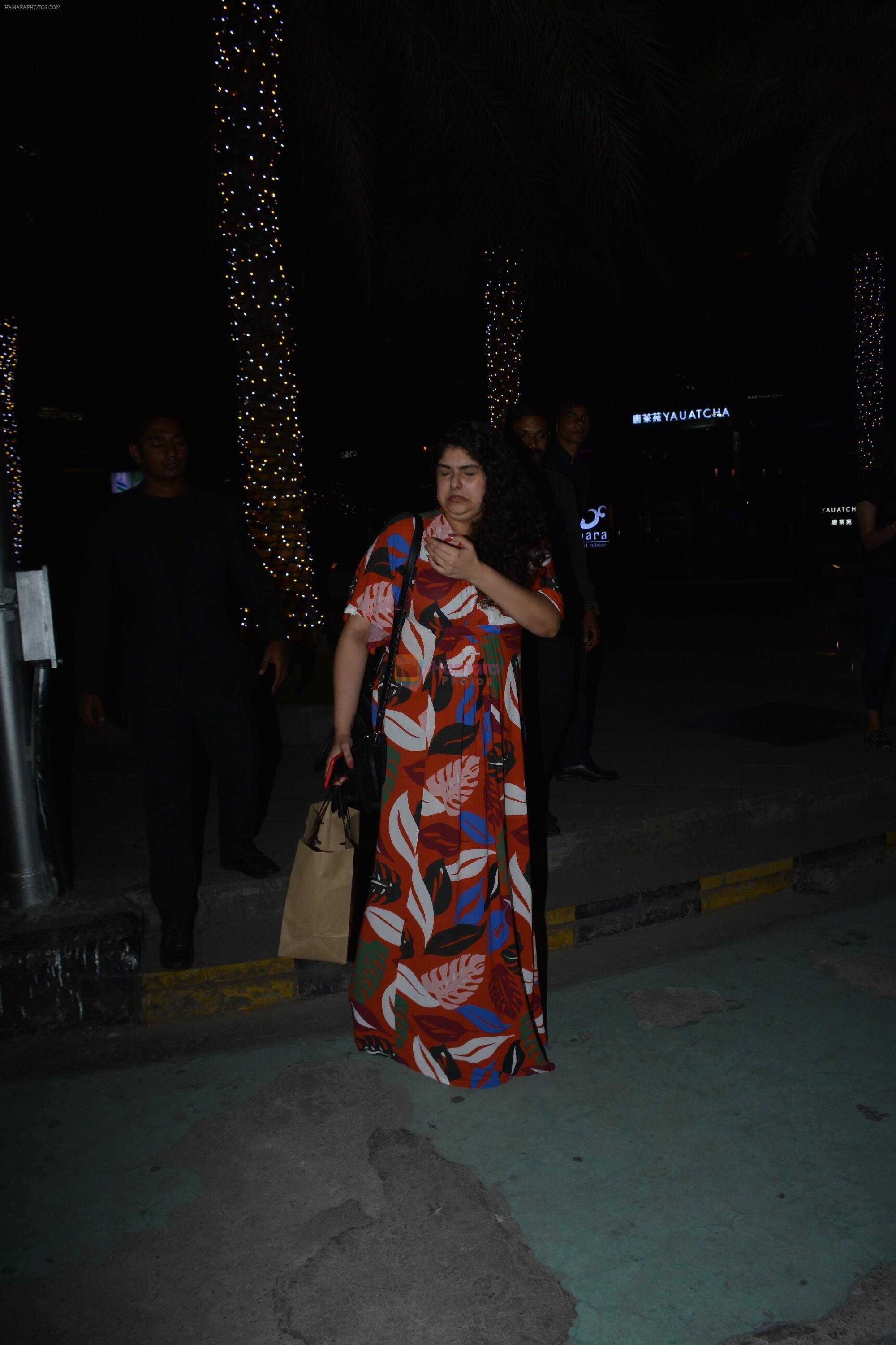 Anshula Kapoor spotted at Yautcha bkc on 27th Nov 2018