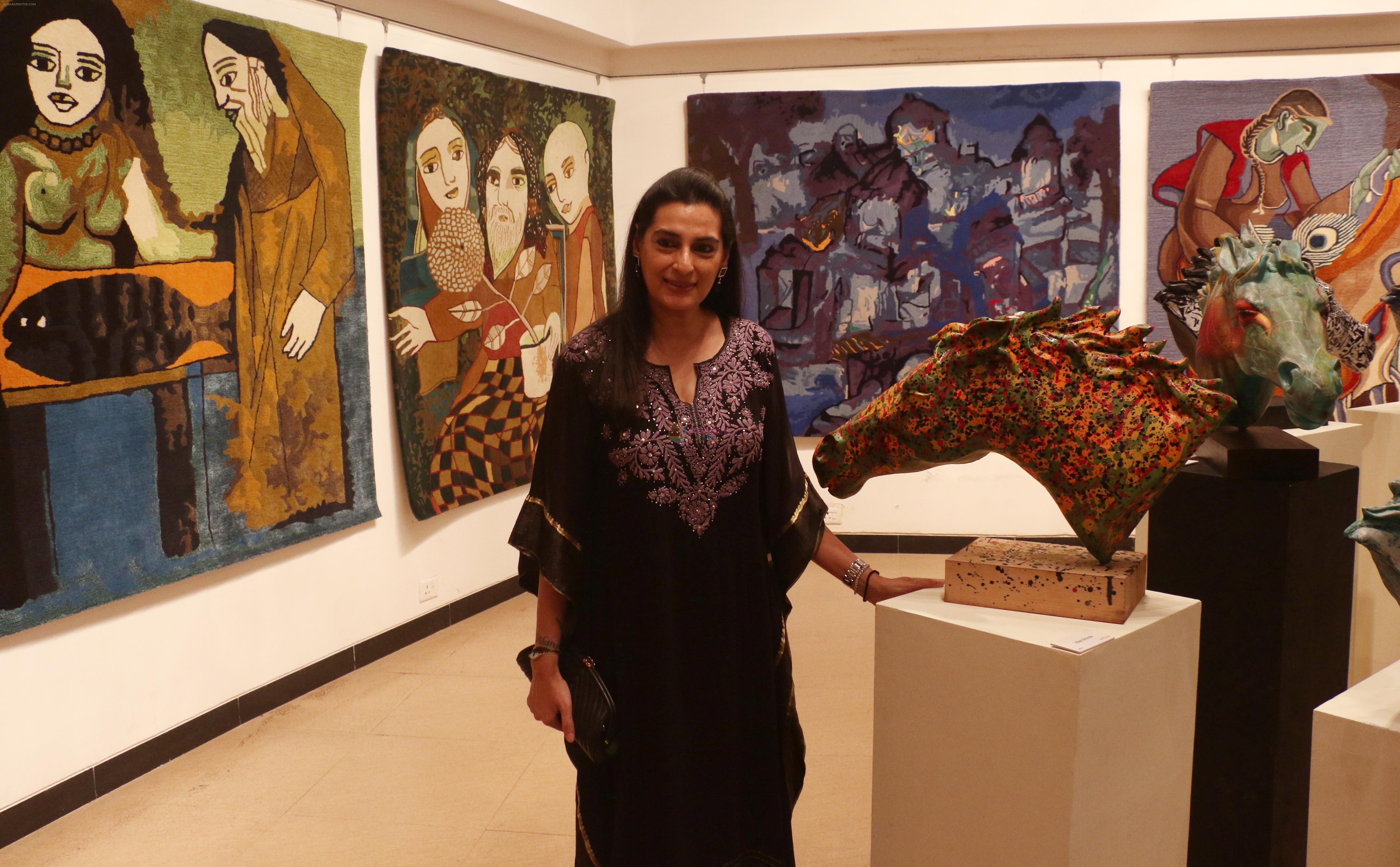 Mana Shetty Inaugurates an Art Show Breaking Barriers on 27th Nov 2018